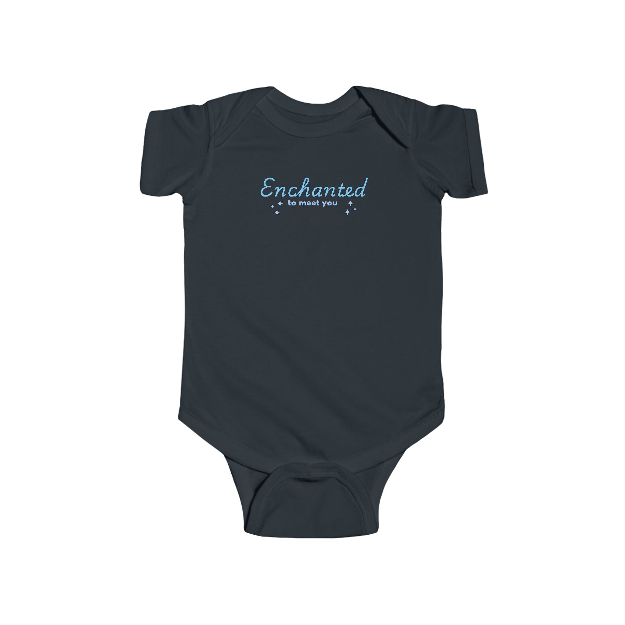 Enchanted to Meet You Baby Bodysuit — Whimsical Magical Infant Onesie