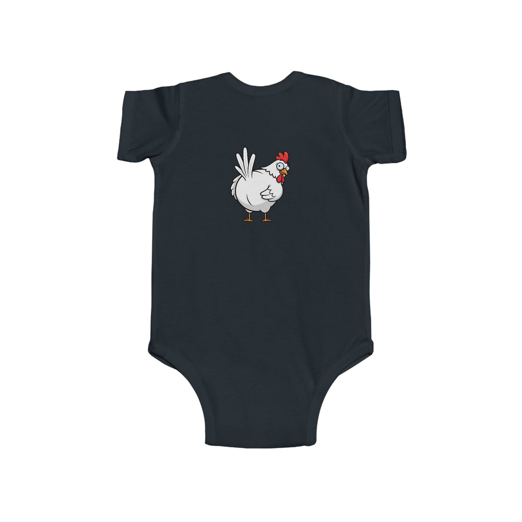 Funny Infant Bodysuit — "Guess What? Chicken Butt!" Baby Onesie