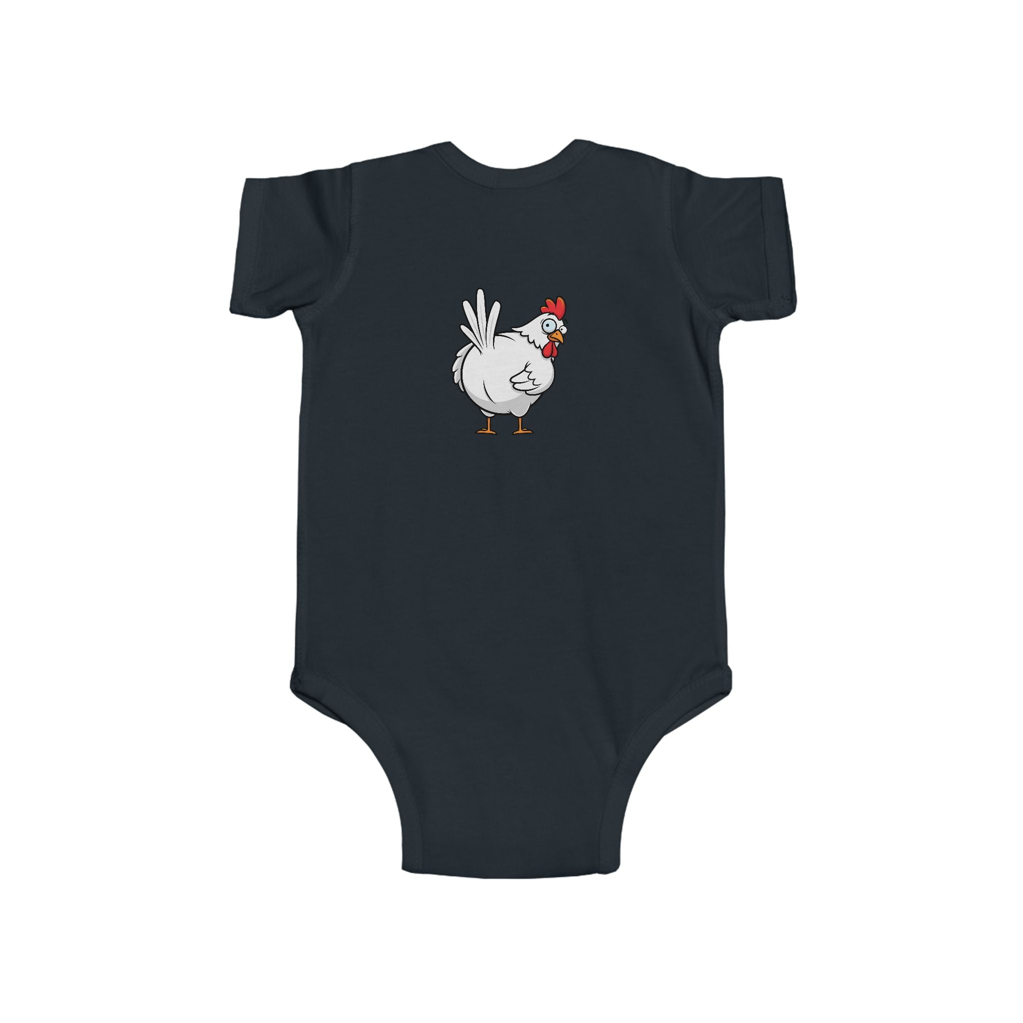 Funny Infant Bodysuit — "Guess What? Chicken Butt!" Baby Onesie
