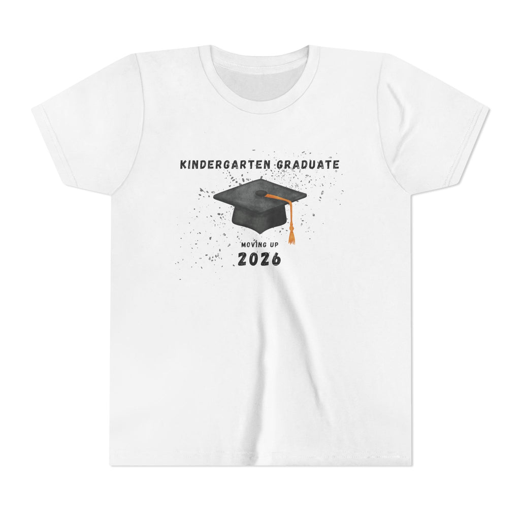 Kindergarten Graduate 2026 Youth Tee — Graduation Cap Graphic