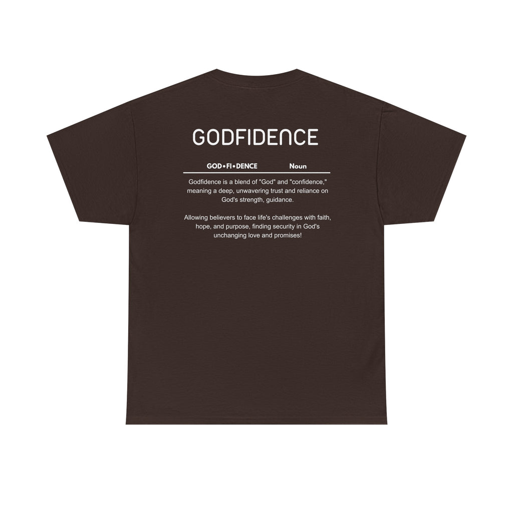 Godfidence definition tee | Christian faith shirt, faith-based typography