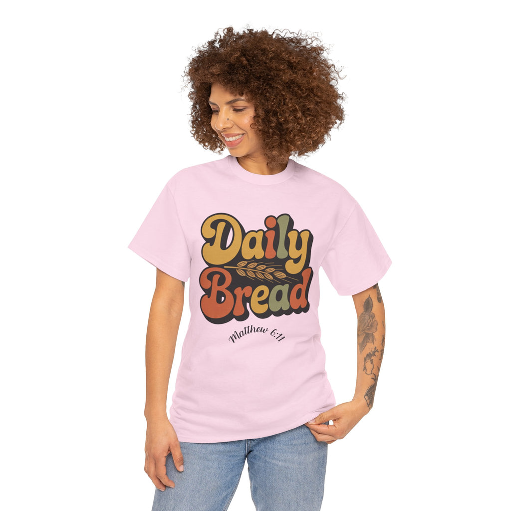 Daily Bread Shirt, Matthew 6:11, Retro Christian Shirt, Vintage Faith Shirt, Lord's Prayer Shirt, Christian Gift, Scripture Shirt