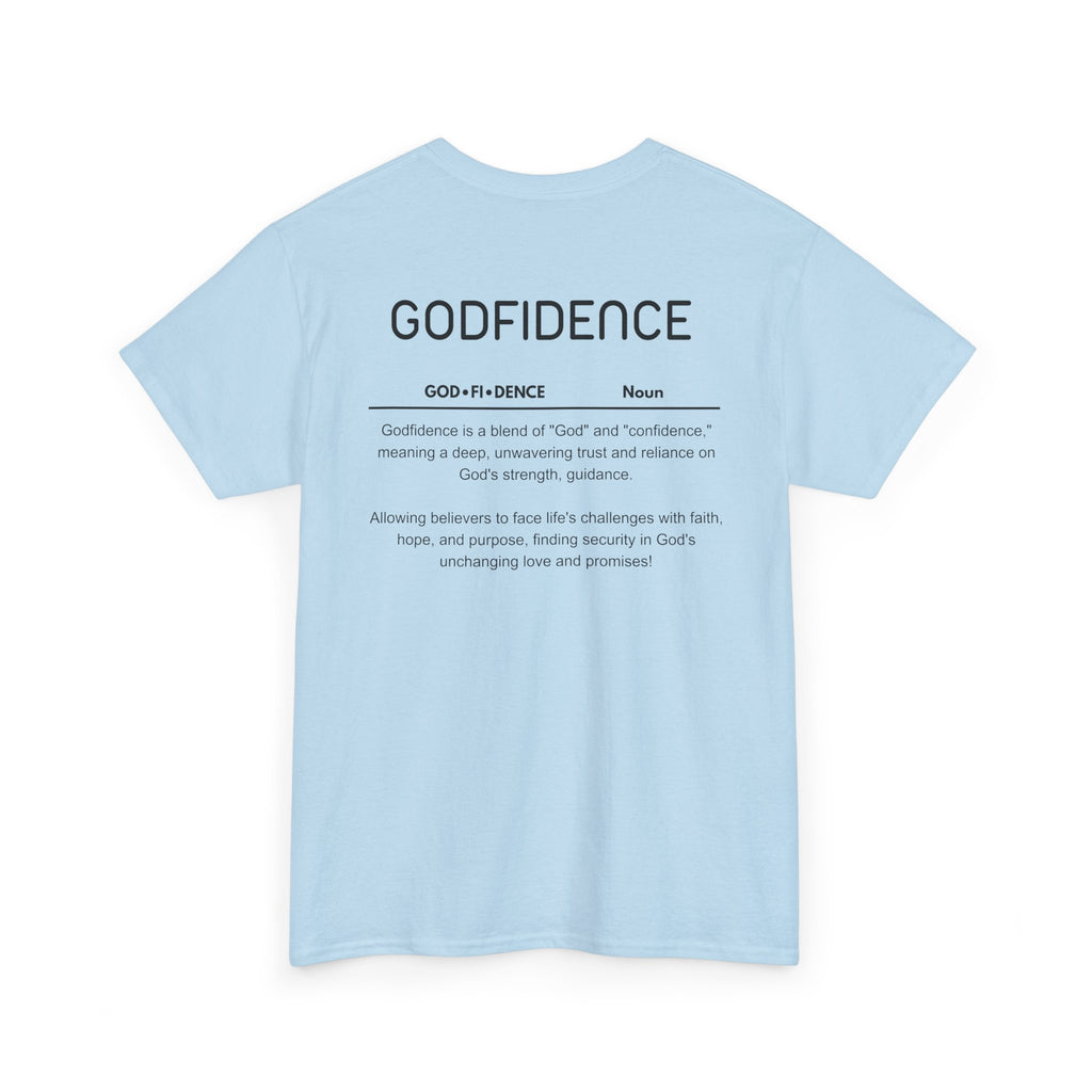 Godfidence definition tee | Christian faith shirt, faith-based typography