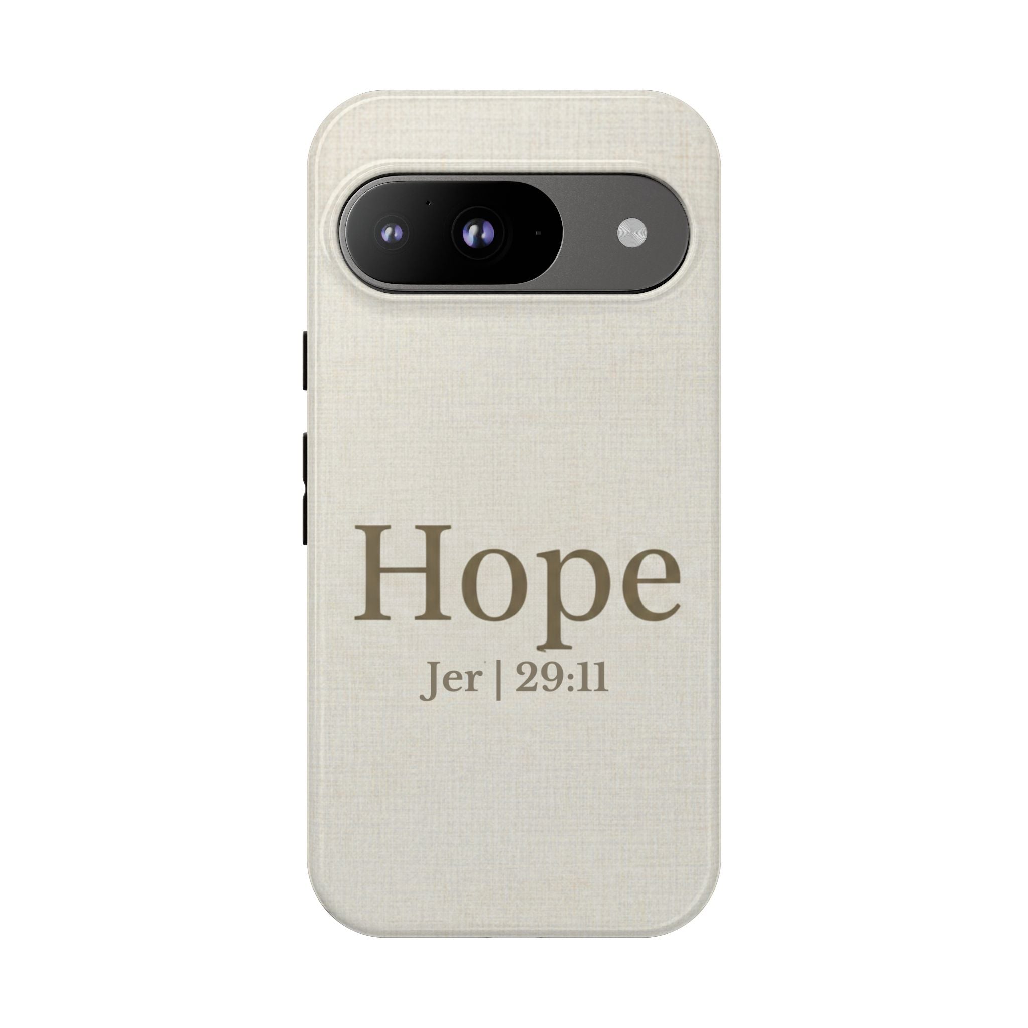 Hope (Jeremiah 29:11) Phone Case — Minimalist Christian Inspirational Cover