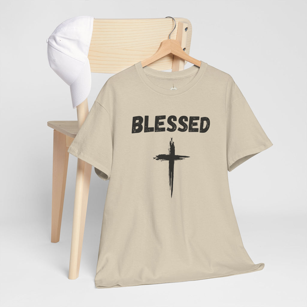 Blessed Cross T-Shirt — Christian Faith Tee