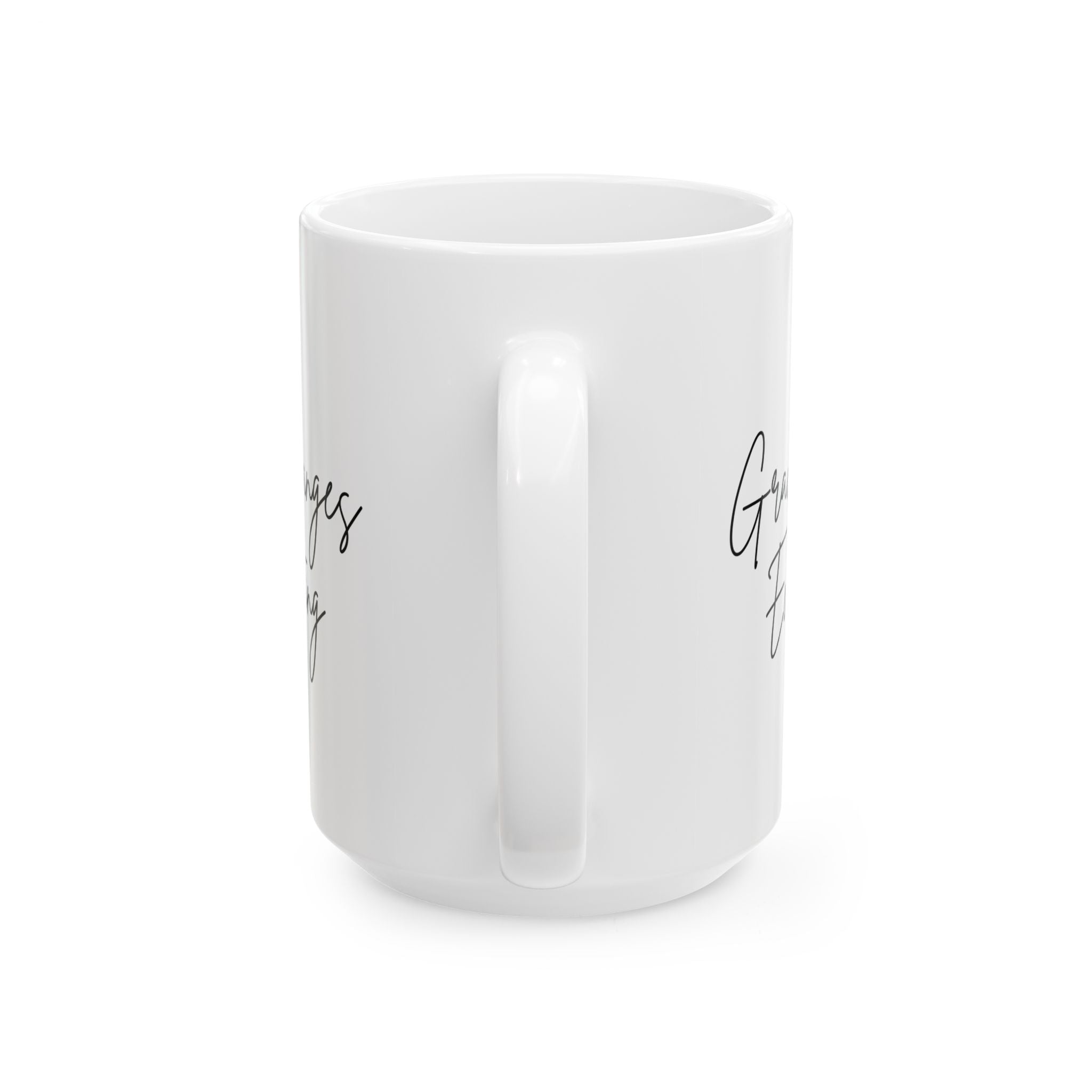 Grace Changes Everything Ceramic Mug — Faith Inspirational Script Coffee Cup (11oz, 15oz)