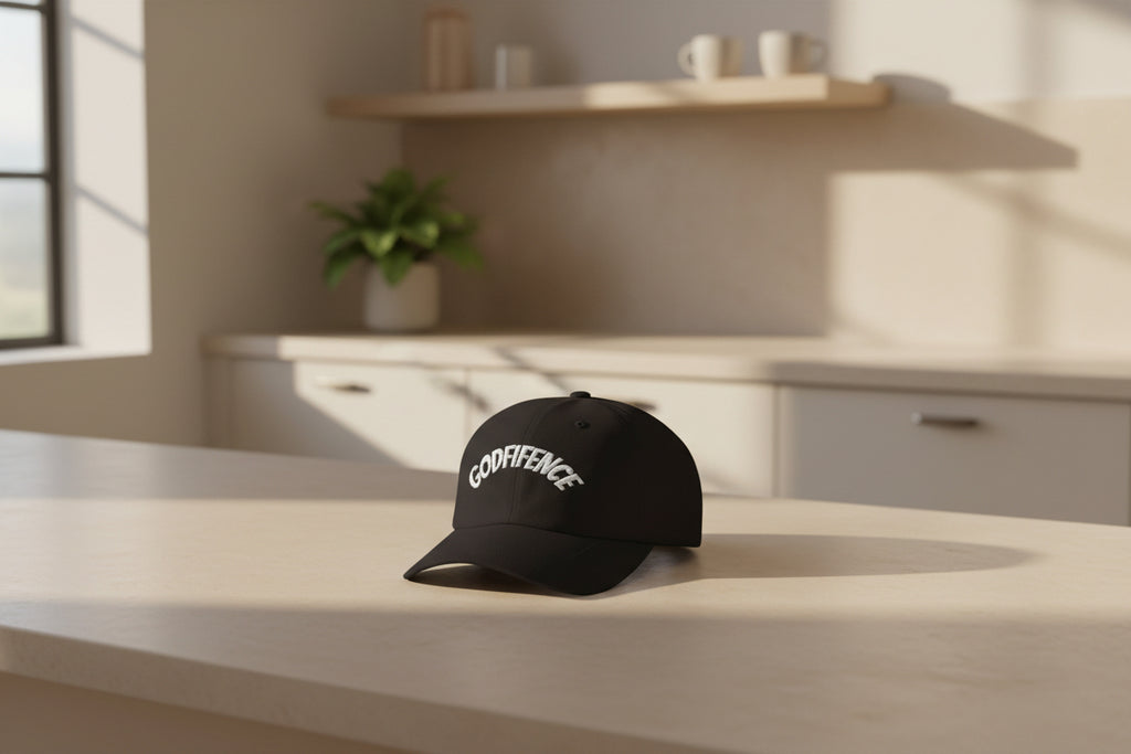 Dad Cap — Dark Colors "Godfidence" Embroidered Hat