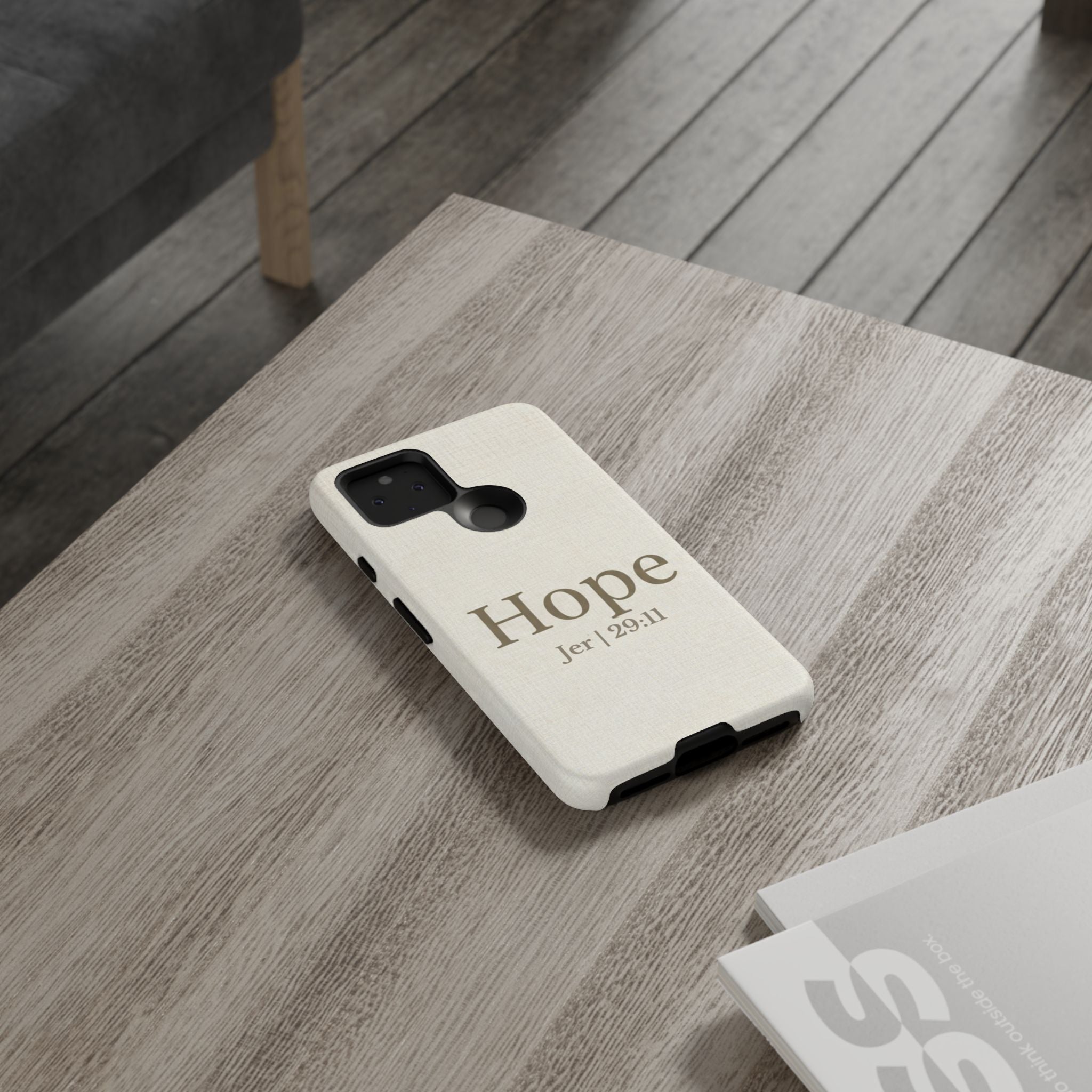 Hope (Jeremiah 29:11) Phone Case — Minimalist Christian Inspirational Cover