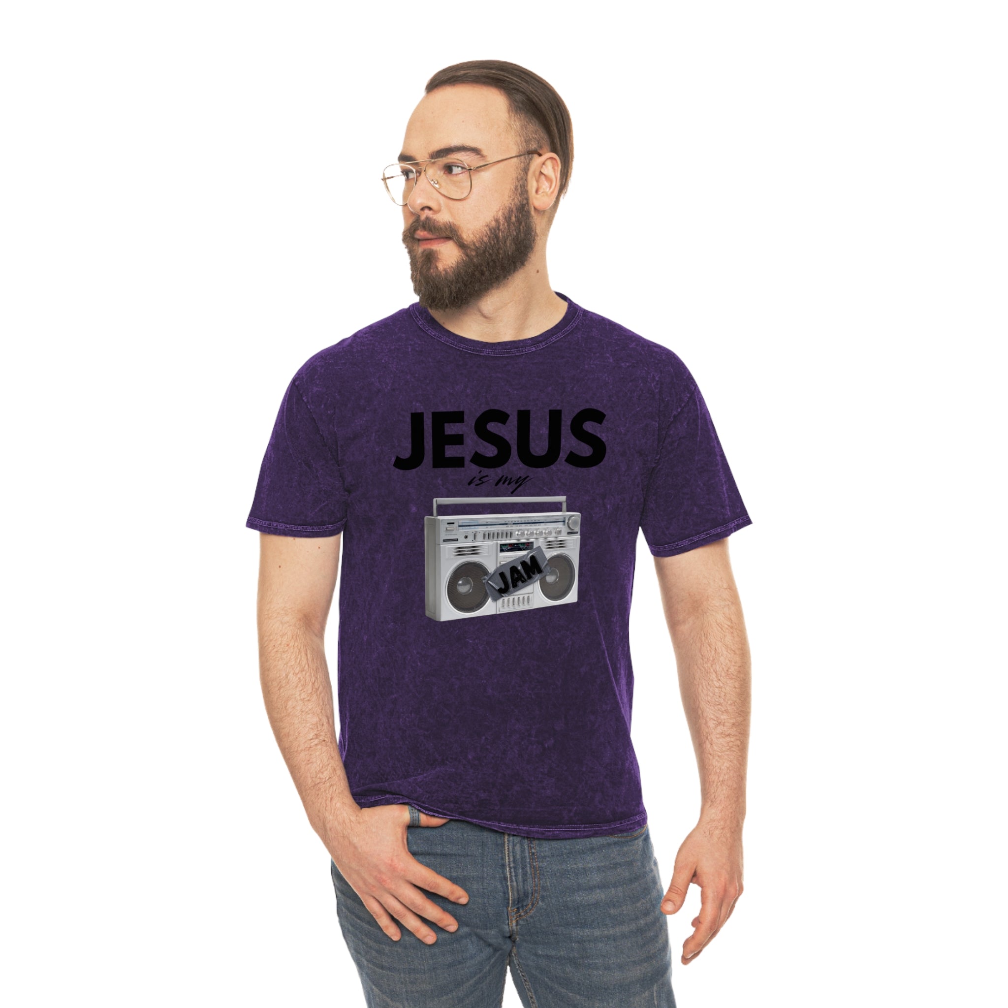 Jesus Is My Jam Mineral Wash T-Shirt