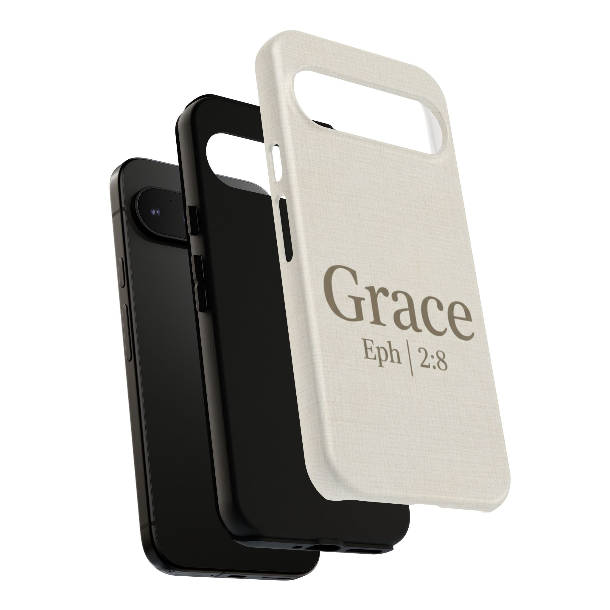 Grace (Ephesians 2:8) Phone Case — Minimalist Christian Inspirational Tough Case