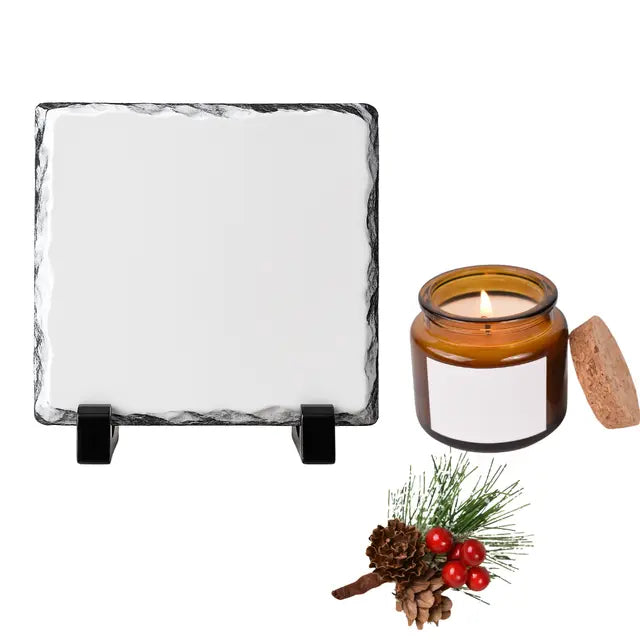 "I Can Do All Things" Faith Candle & Slate Prayer Gift Set