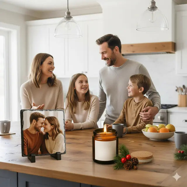 "I Can Do All Things" Faith Candle & Slate Prayer Gift Set