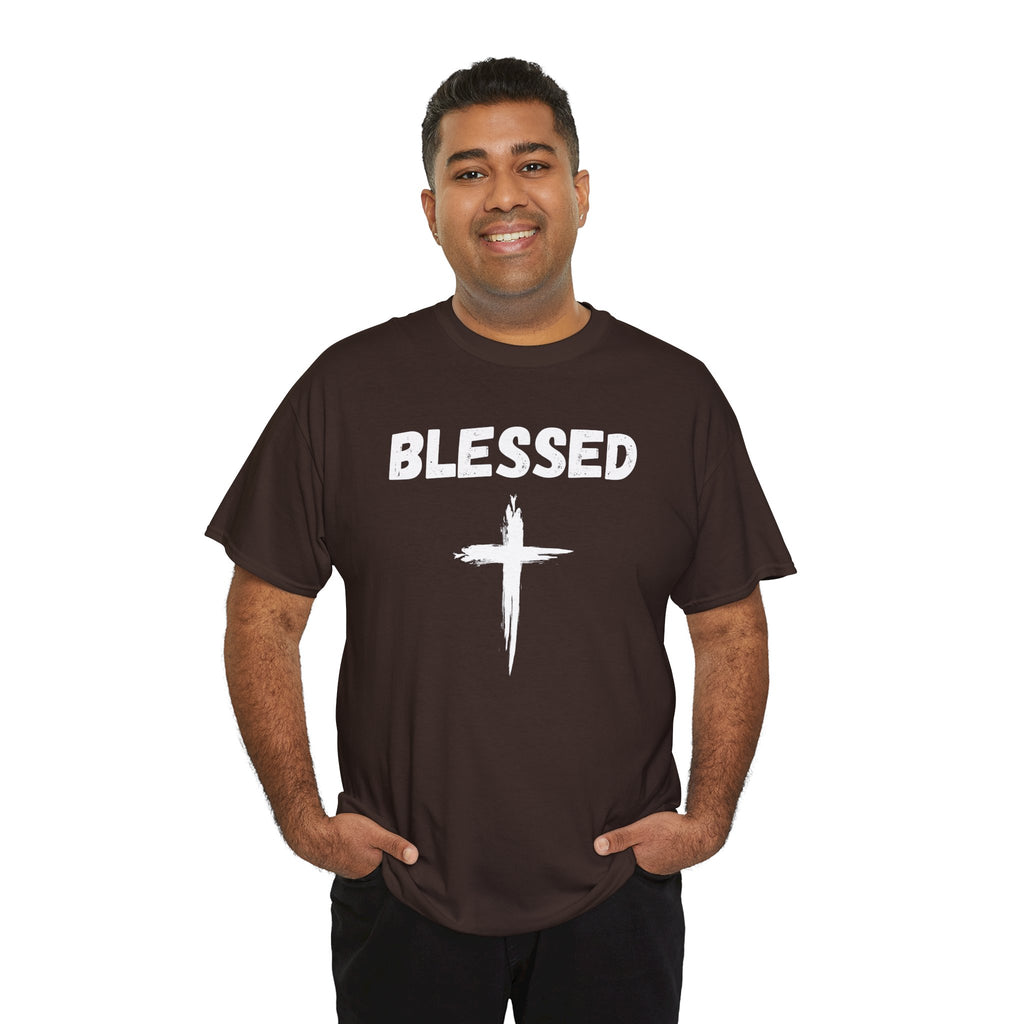 Blessed Cross T-Shirt — Christian Faith Tee