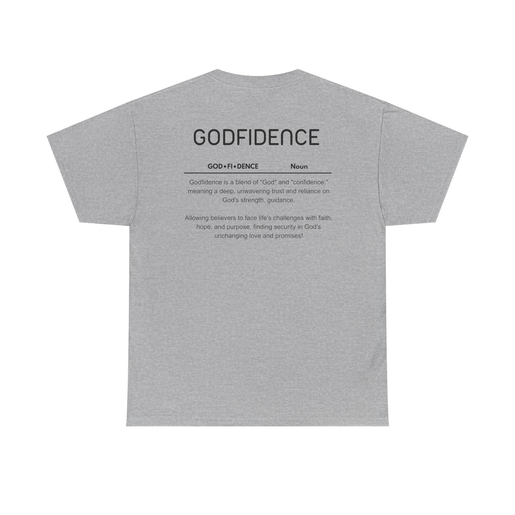 Godfidence definition tee | Christian faith shirt, faith-based typography