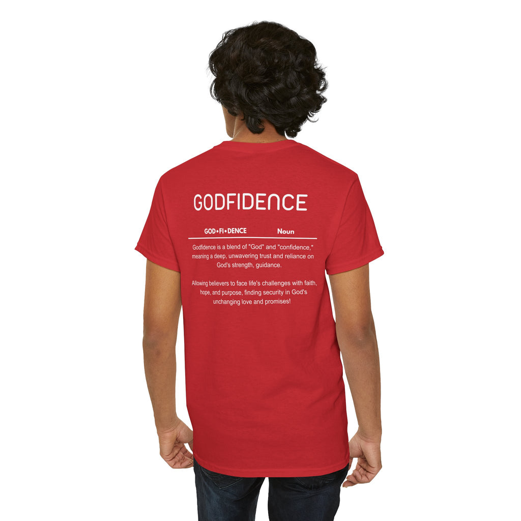 Godfidence definition tee | Christian faith shirt, faith-based typography
