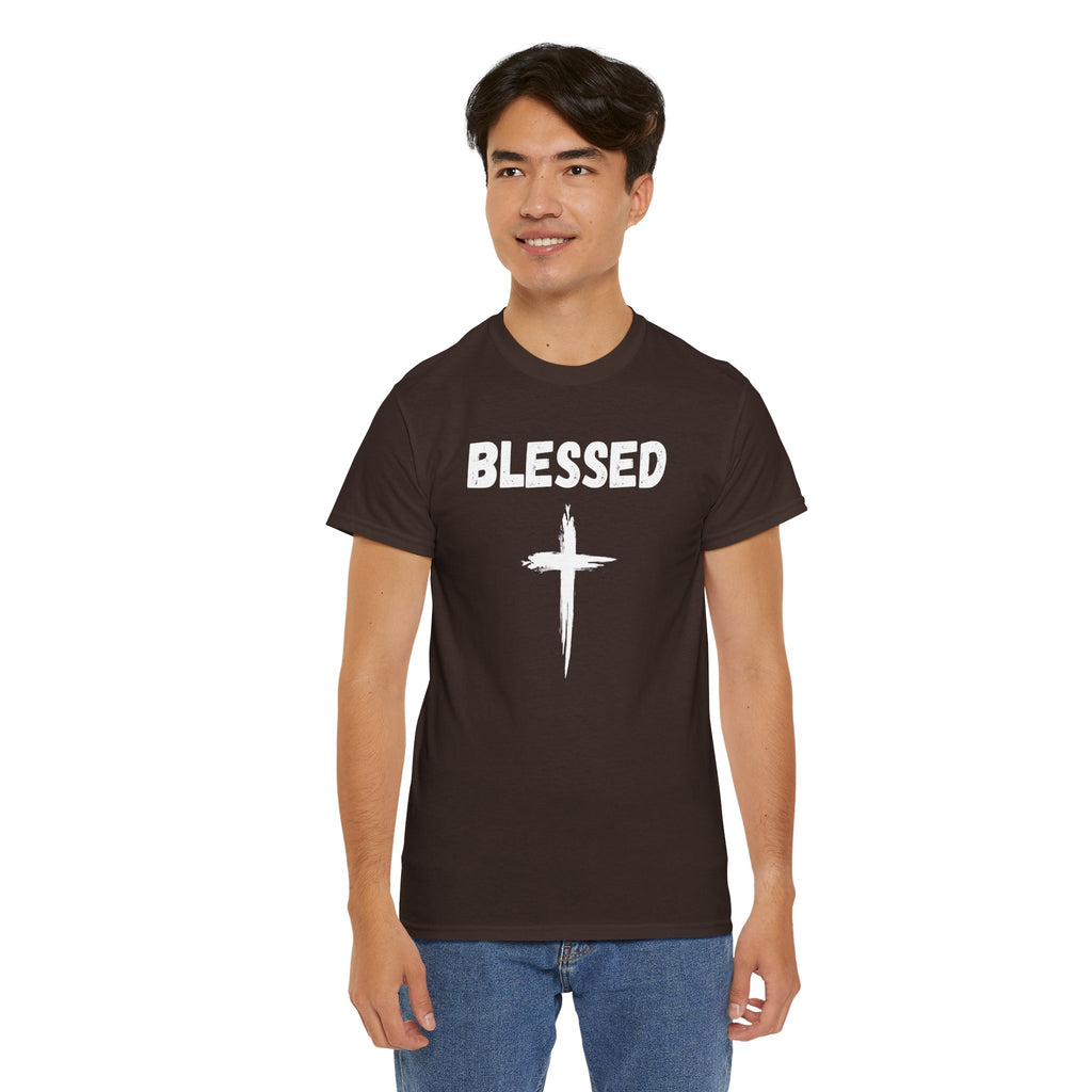 Blessed Cross T-Shirt — Christian Faith Tee