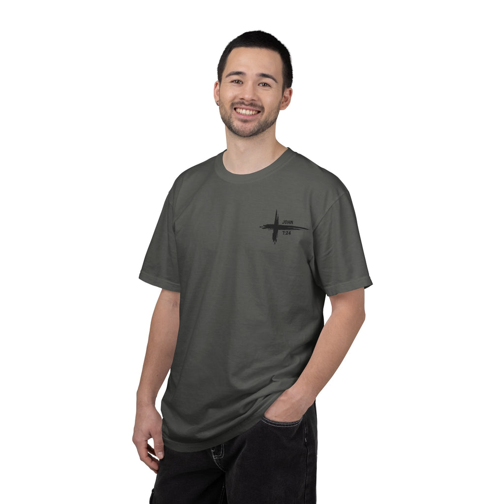 Christian & Tattooed T-Shirt — 'Look Beneath the Surface' Christian Tee John 7:24