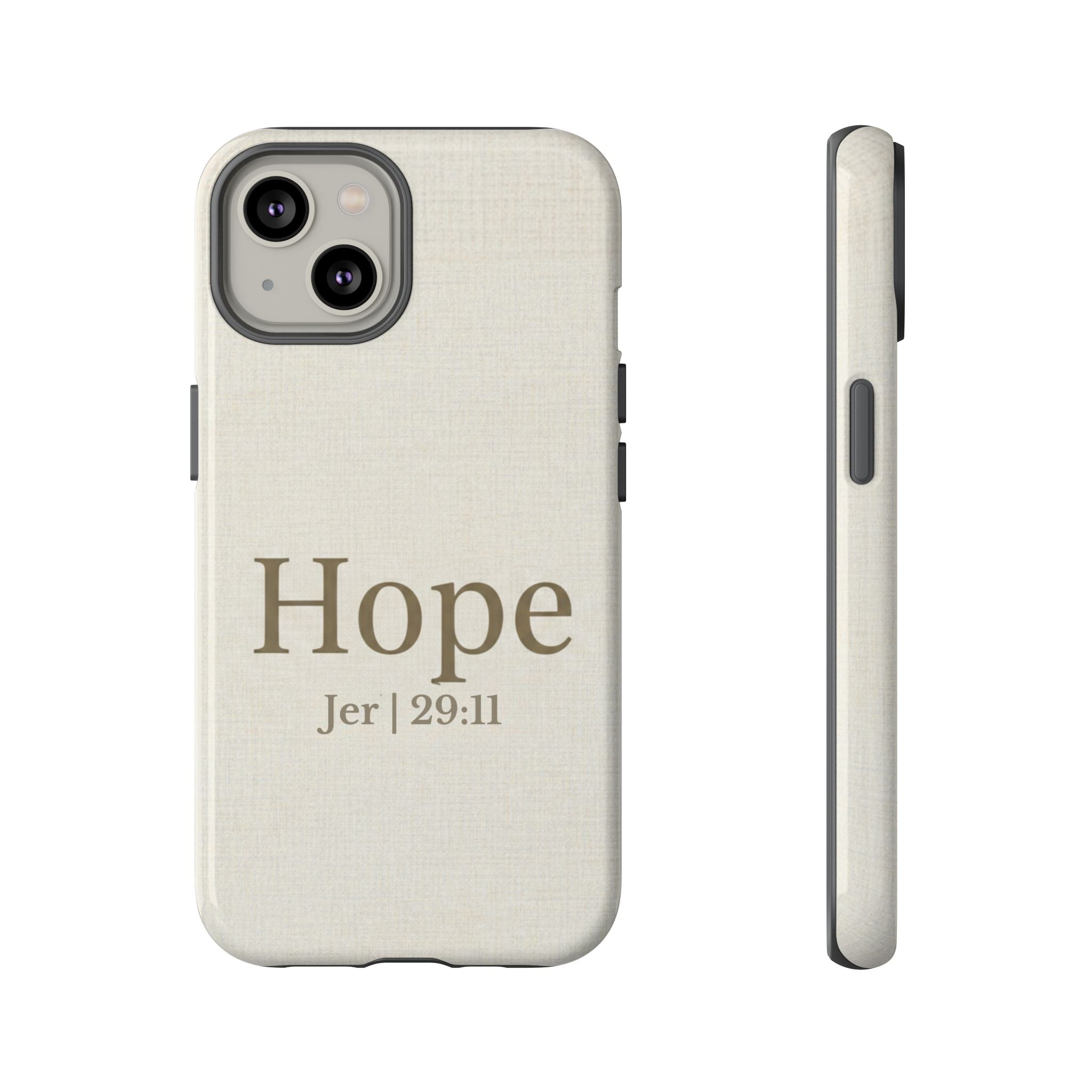 Hope (Jeremiah 29:11) Phone Case — Minimalist Christian Inspirational Cover