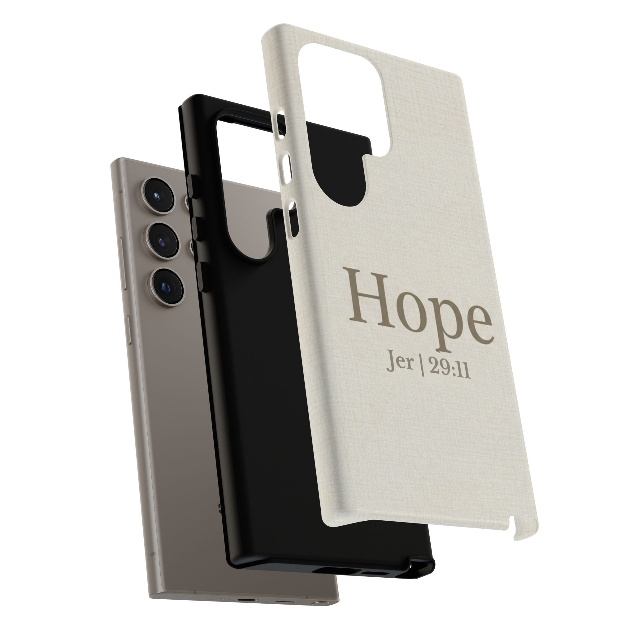 Hope (Jeremiah 29:11) Phone Case — Minimalist Christian Inspirational Cover