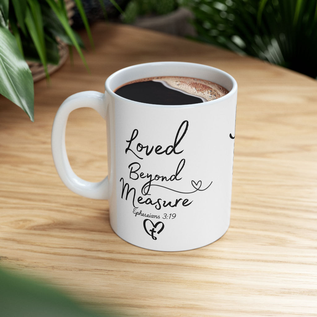 Faith & Love Ceramic Mug — Inspirational Scripture Coffee Cup (11oz, 15oz)