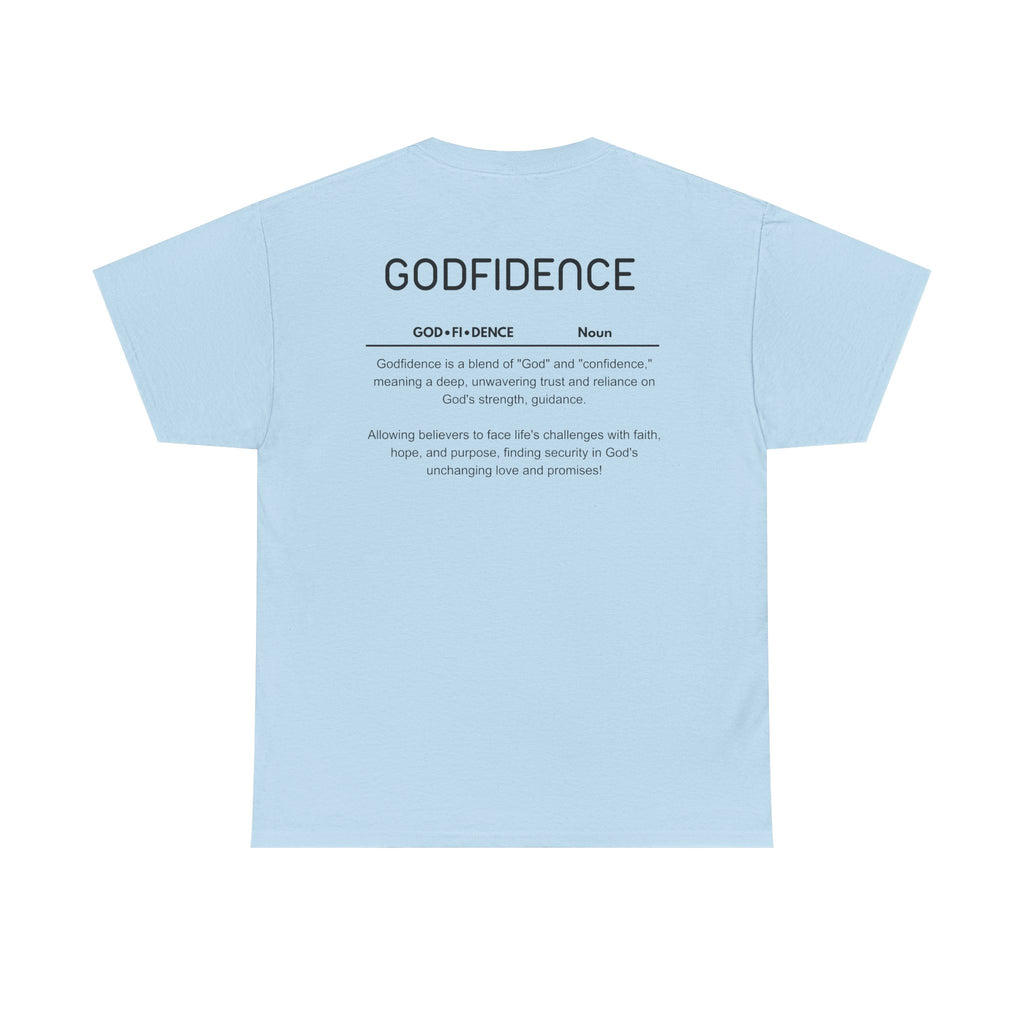 Godfidence definition tee | Christian faith shirt, faith-based typography