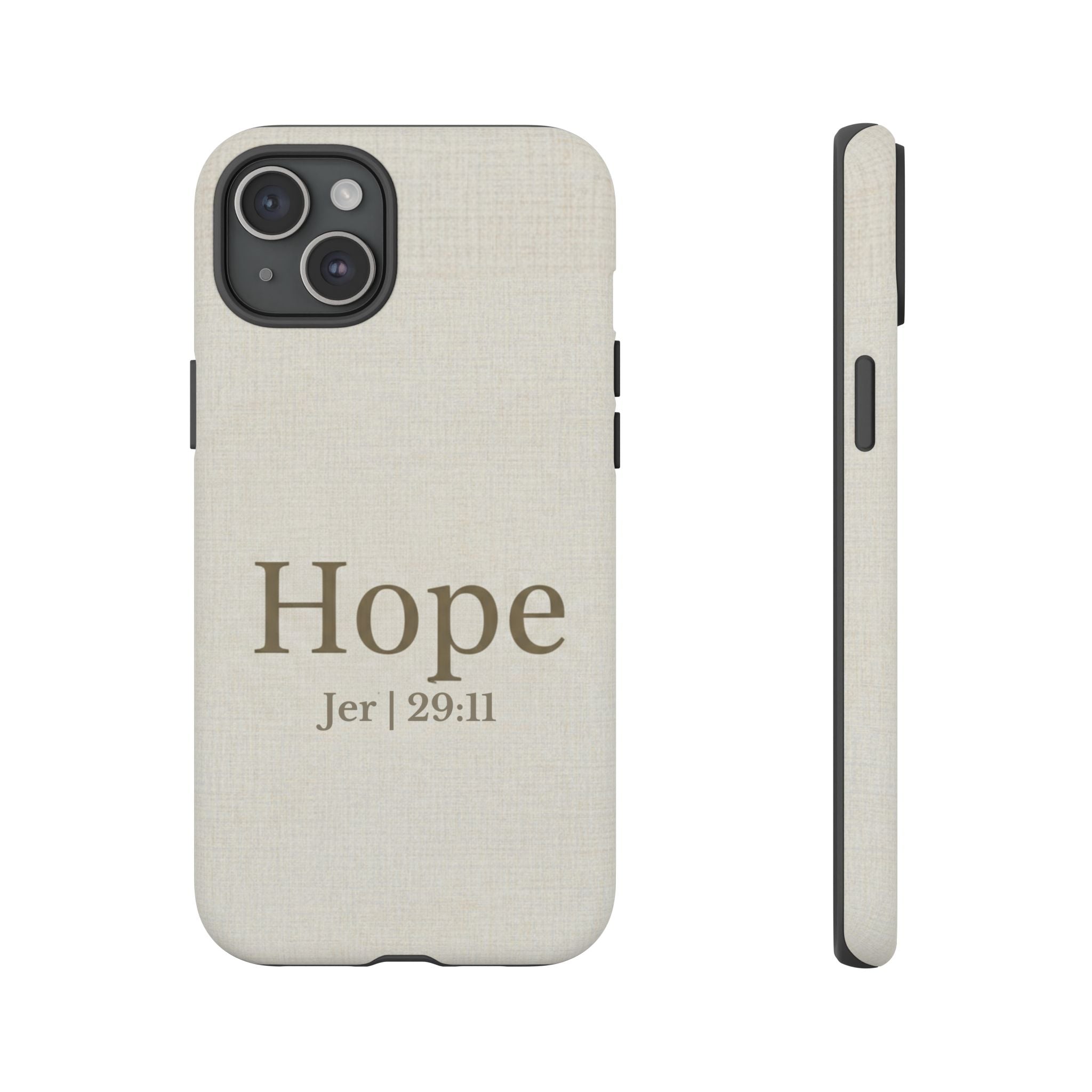 Hope (Jeremiah 29:11) Phone Case — Minimalist Christian Inspirational Cover