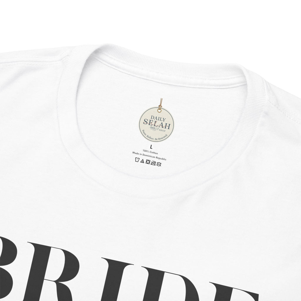 Bride T-Shirt — "We Found a Good Thing" Wedding Rings Tee - Christian - Personalized