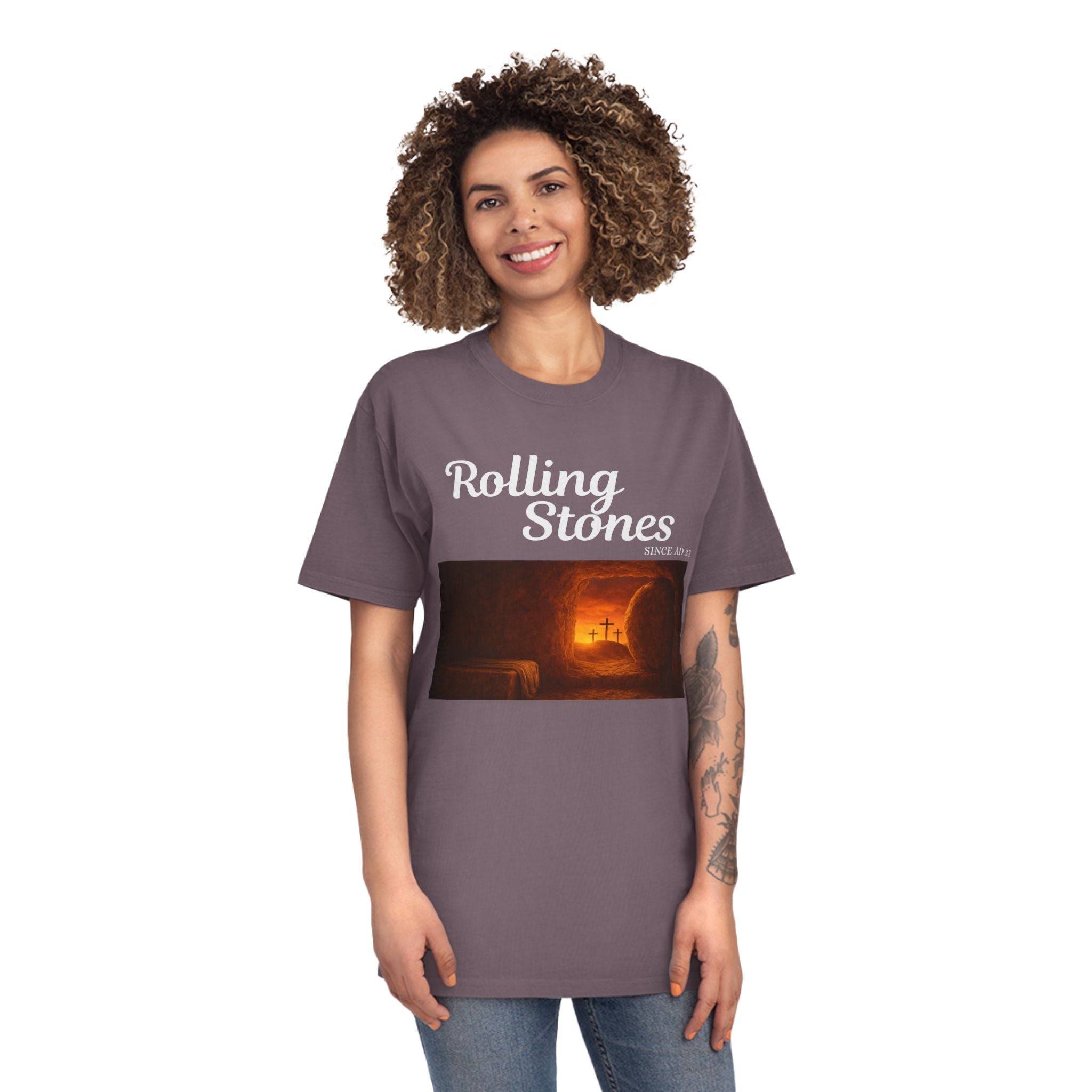 Rolling Stones Vintage Faded Easter Tee — Resurrection Shirt