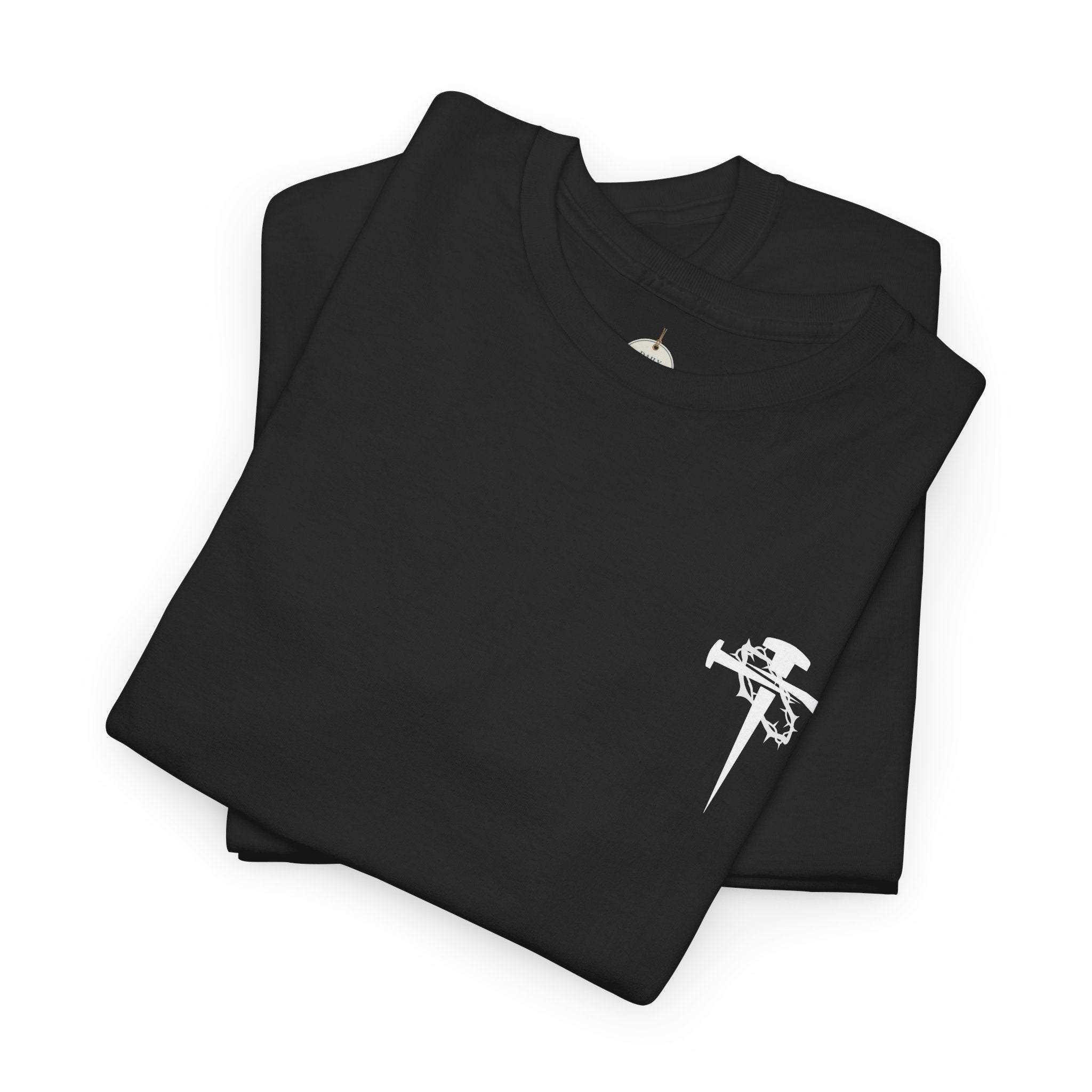 Cross & Dagger with Thorn of Crowns T-Shirt — Minimal Christian Chest Graphic