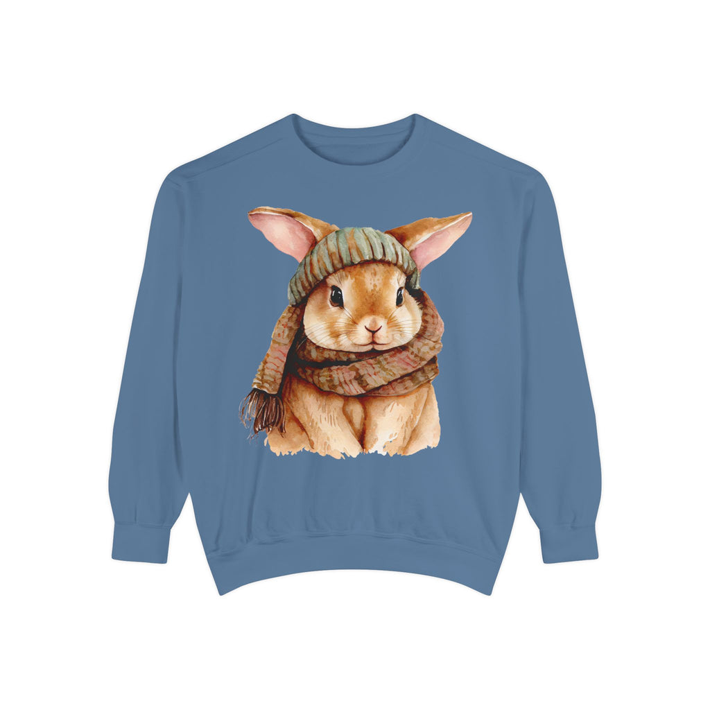 Comfort Colors - Ester Cozy Winter Bunny Sweatshirt