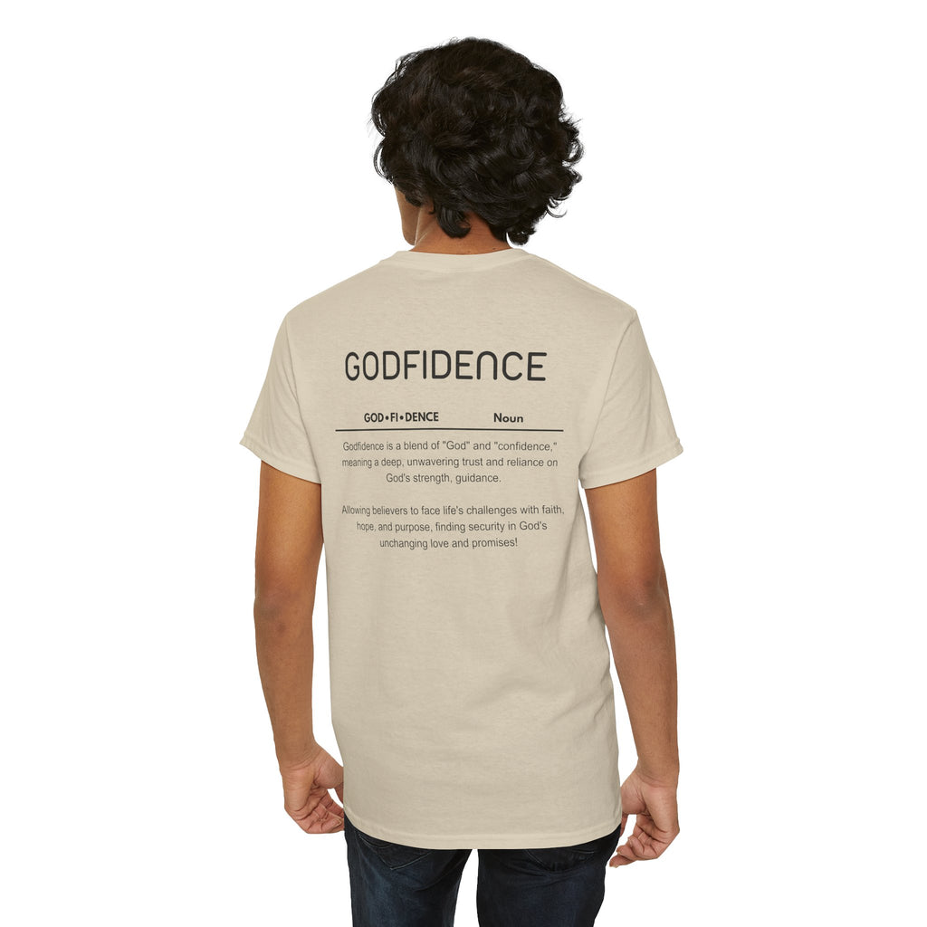 Godfidence definition tee | Christian faith shirt, faith-based typography