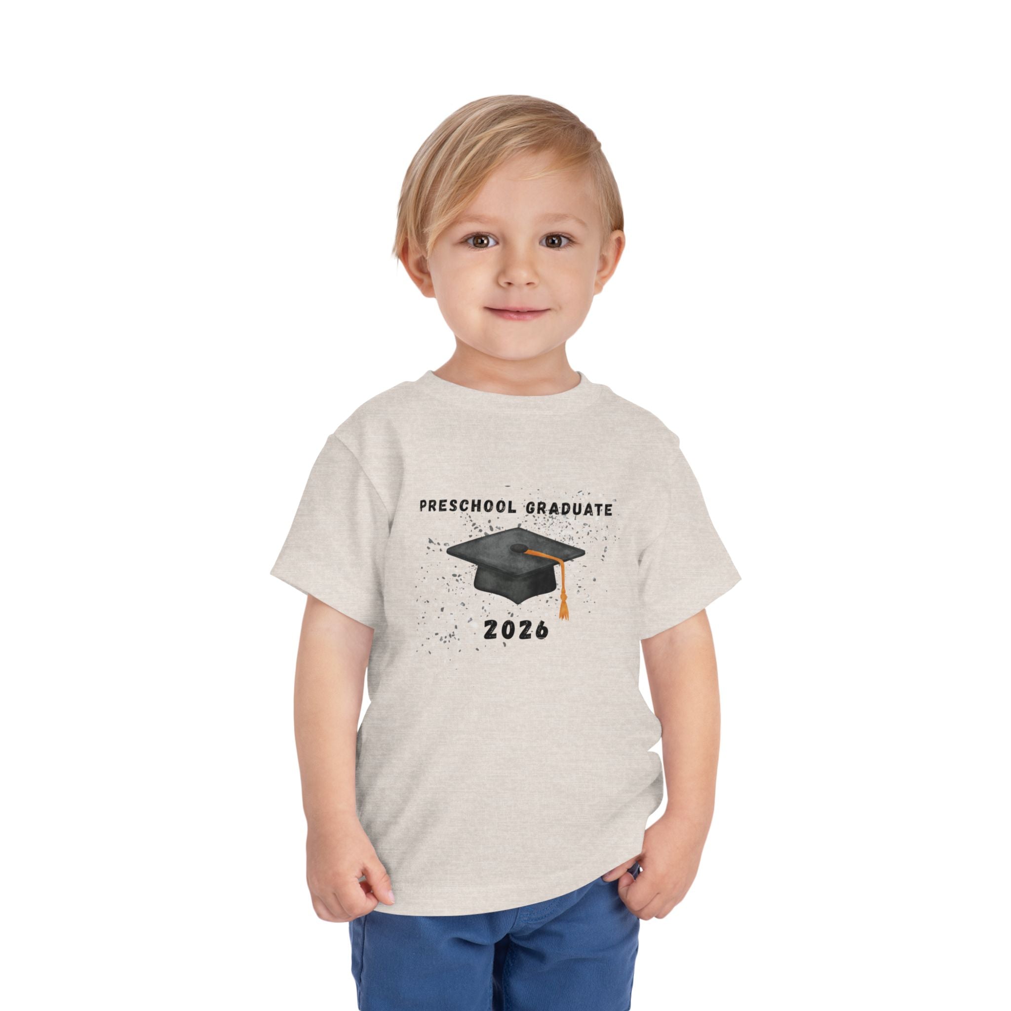 Preschool Graduate 2026 Toddler Tee - Graduation Cap Celebration Shirt