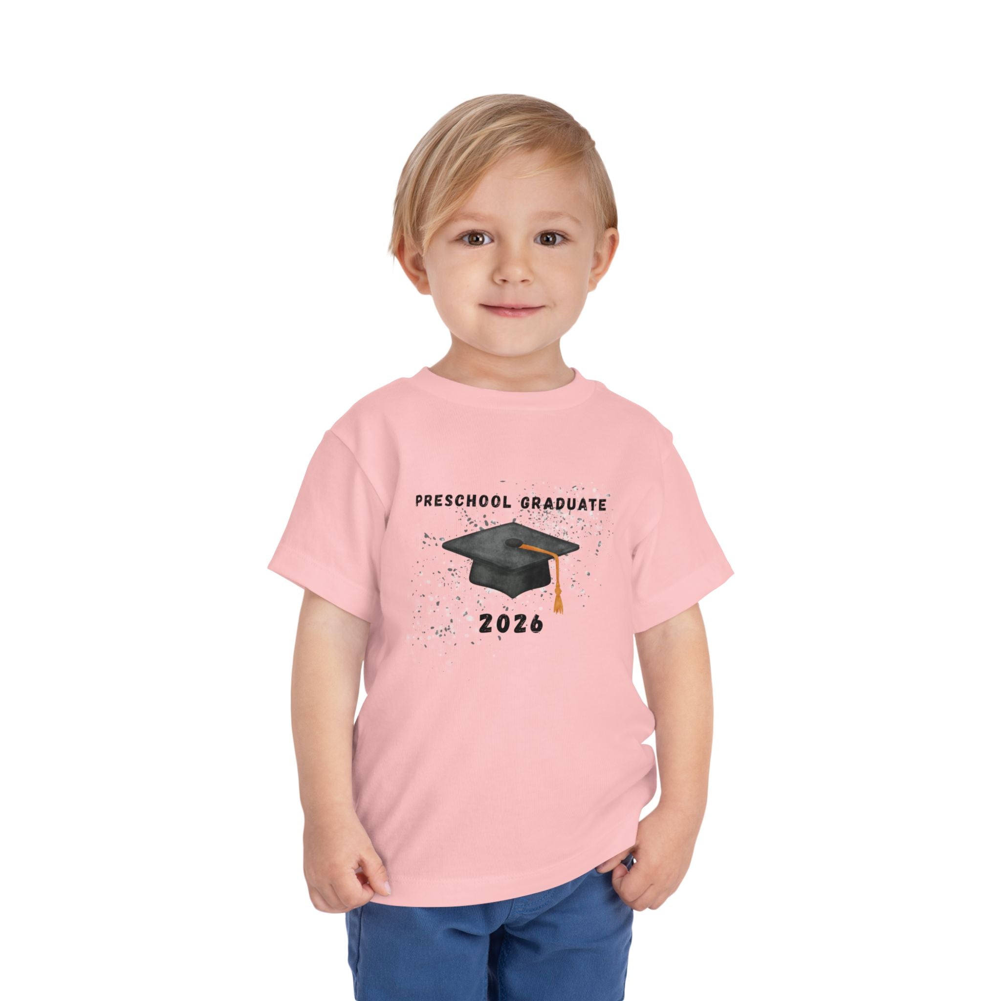Preschool Graduate 2026 Toddler Tee - Graduation Cap Celebration Shirt