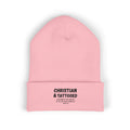 Embroidered Christian & Tattooed Cuffed Beanie