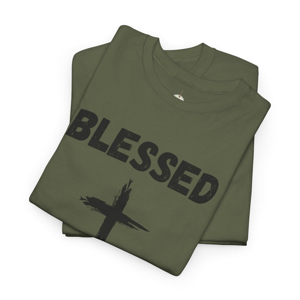 Blessed Cross T-Shirt — Christian Faith Tee