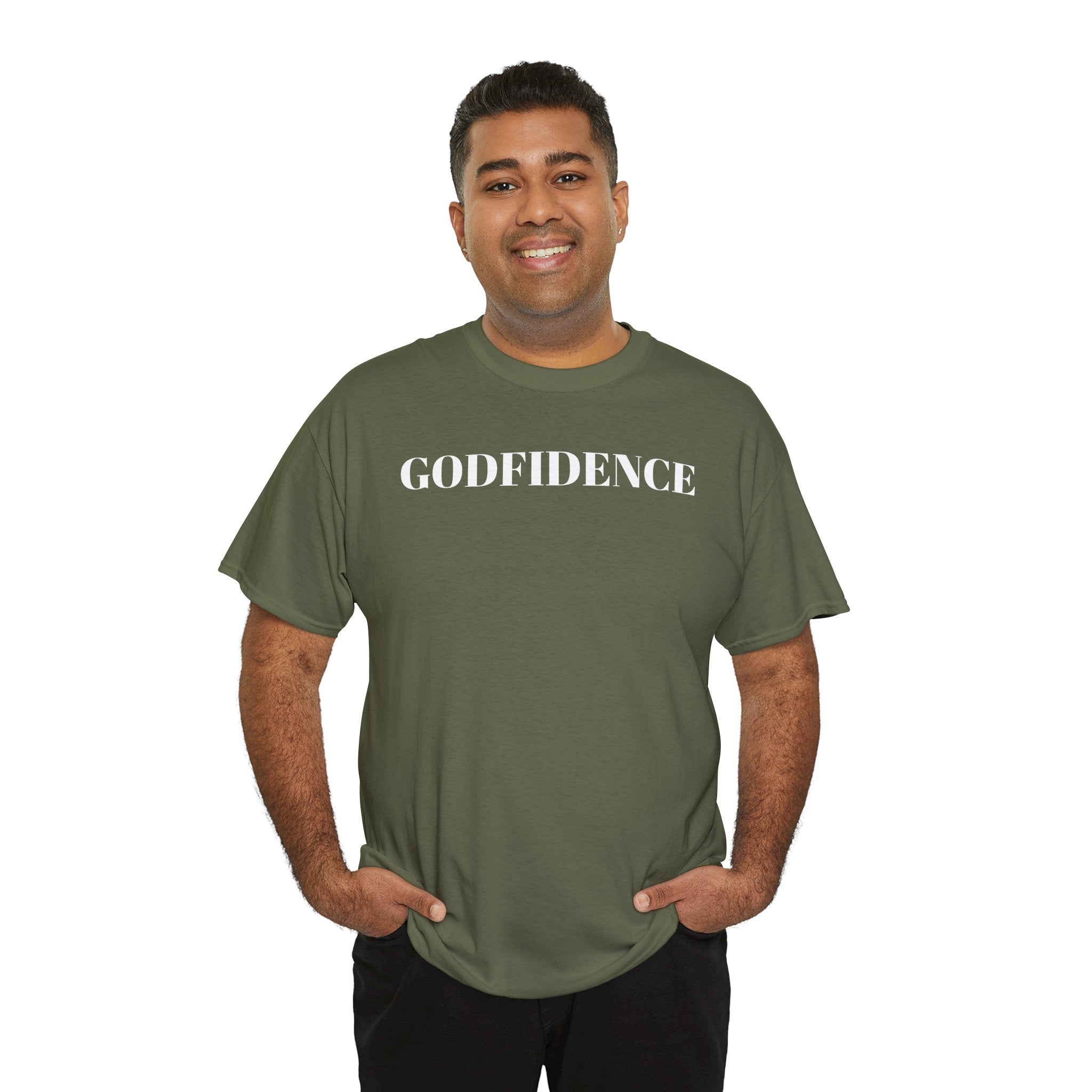 Godfidence definition tee | Christian faith shirt, faith-based typography