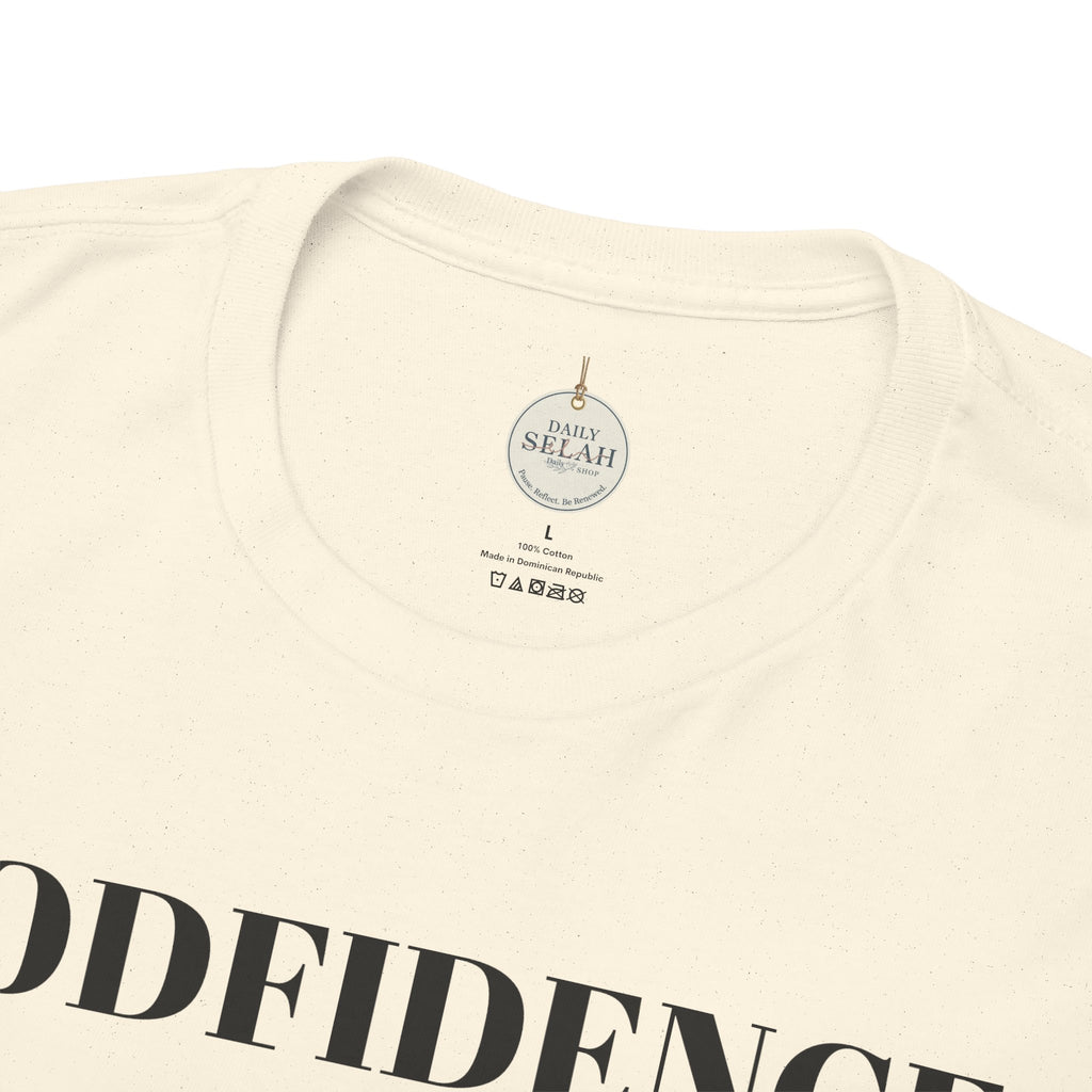 Godfidence definition tee | Christian faith shirt, faith-based typography