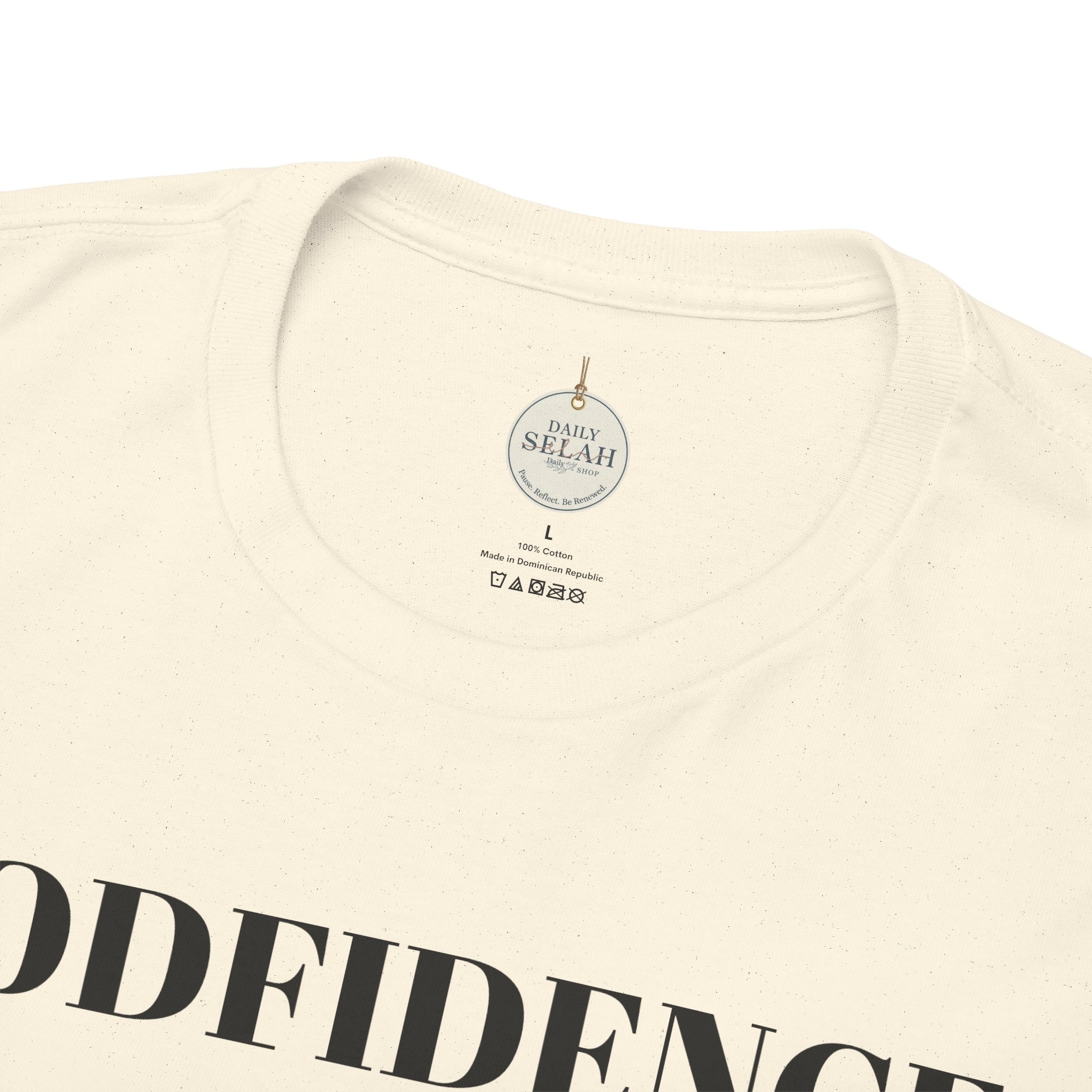 Godfidence definition tee | Christian faith shirt, faith-based typography