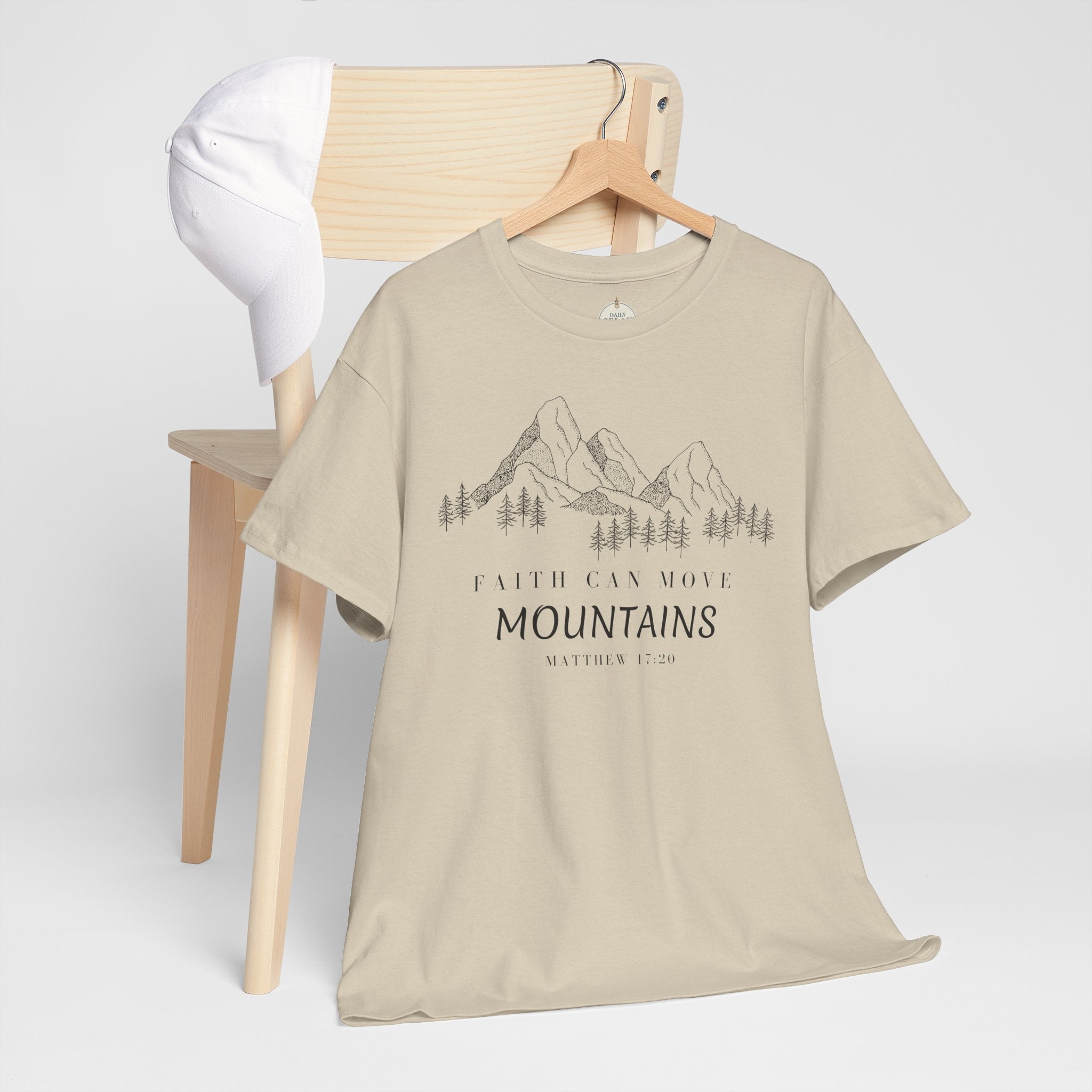 Faith Can Move Mountains T-Shirt | Christian Women's Tee