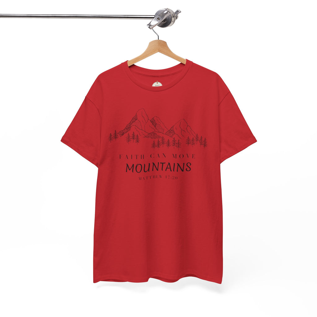 Faith Can Move Mountains T-Shirt | Christian Women's Tee