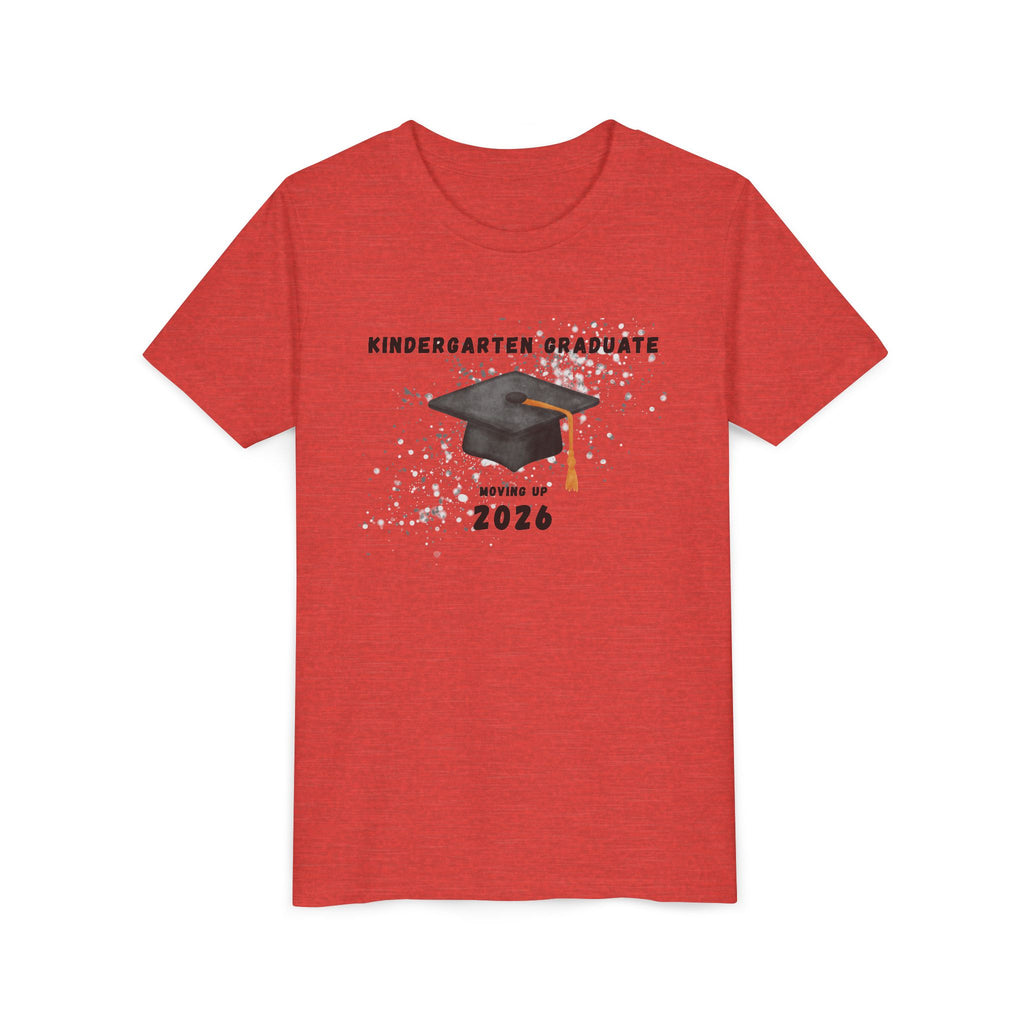 Kindergarten Graduate 2026 Youth Tee — Graduation Cap Graphic