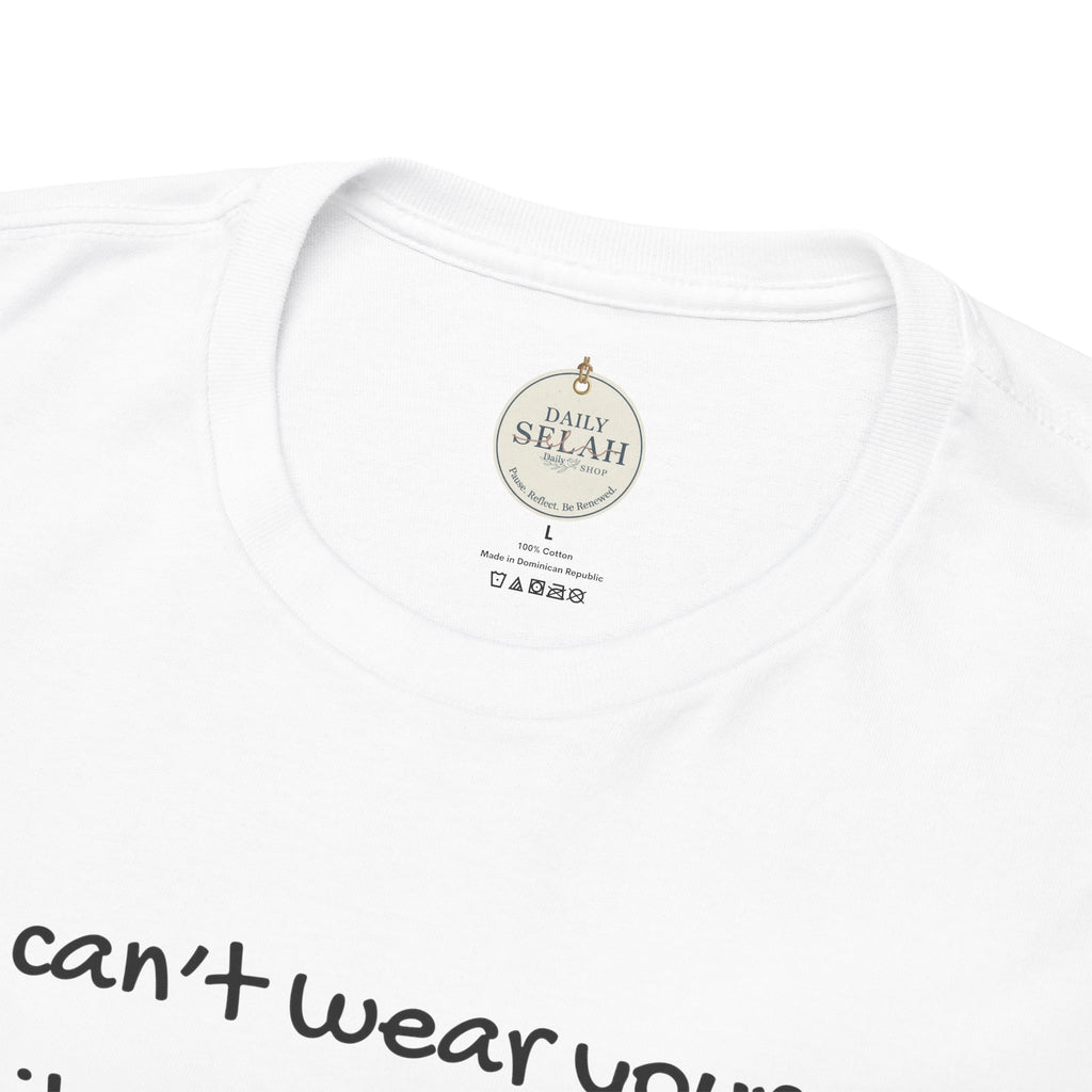 Inspirational Quote Tee — "You can't wear your old identity and walk in your new one." 2 Cor 5:17