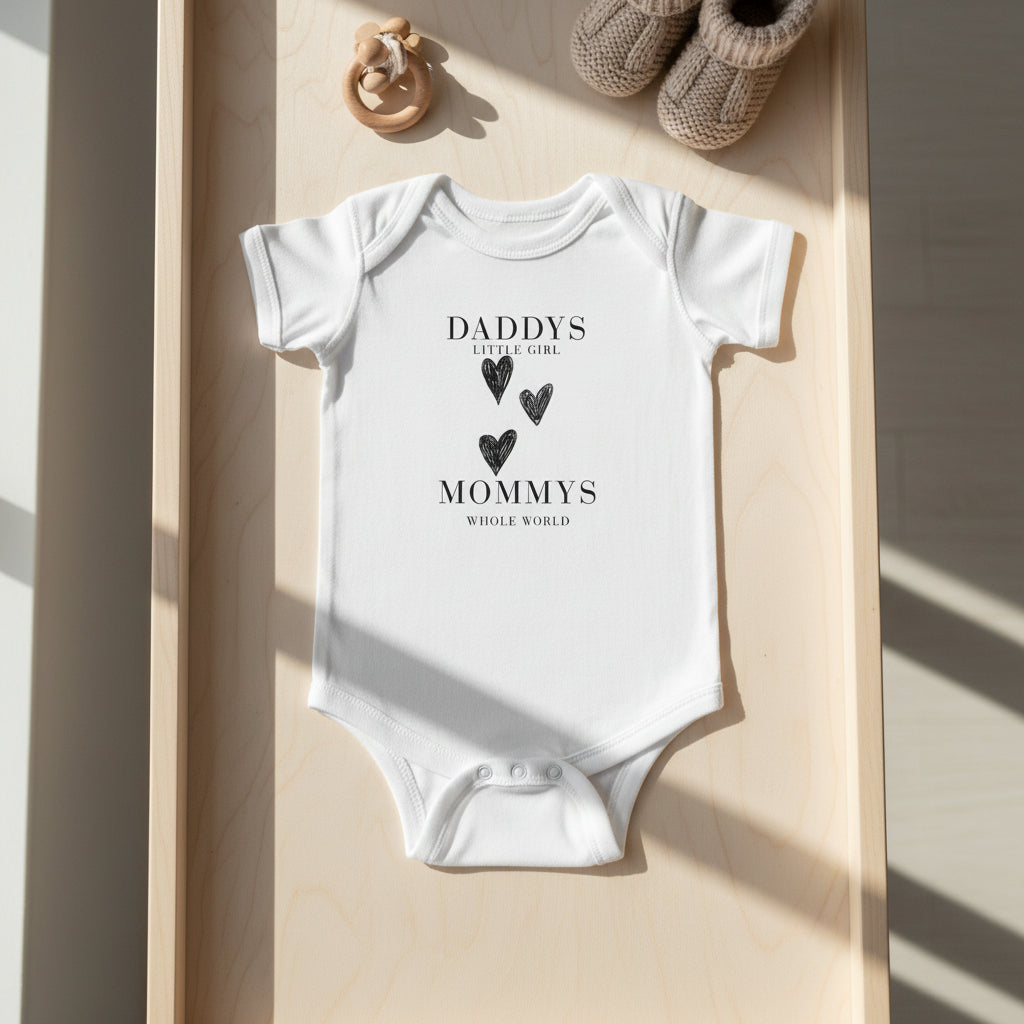 Daddy's Little Girl Mommy's Whole World Infant Bodysuit