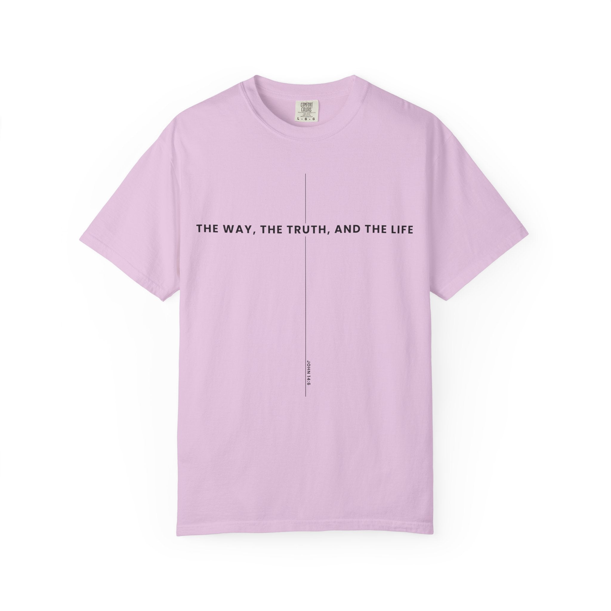 The Way The Truth And The Life T-shirt | Minimal Christian Scripture Tee