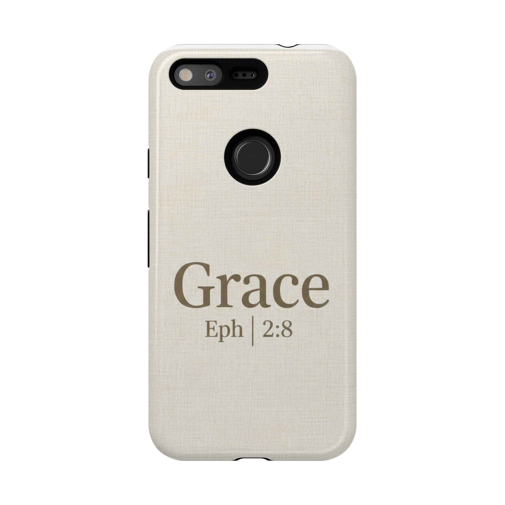 Grace (Ephesians 2:8) Phone Case — Minimalist Christian Inspirational Tough Case