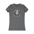 Christian Jesus Portrait Women's Tee - Crown of Thorns Faith T-Shirt