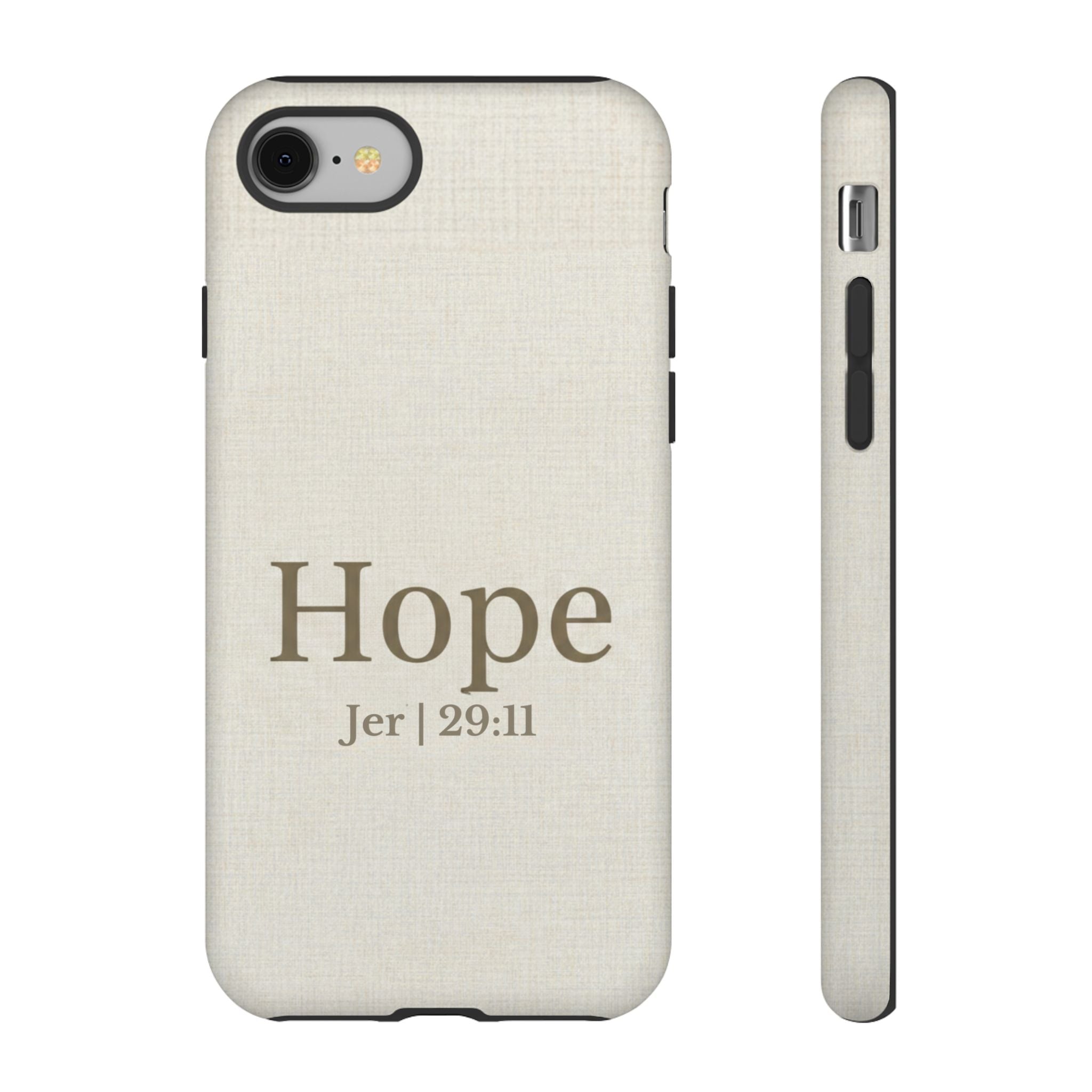 Hope (Jeremiah 29:11) Phone Case — Minimalist Christian Inspirational Cover