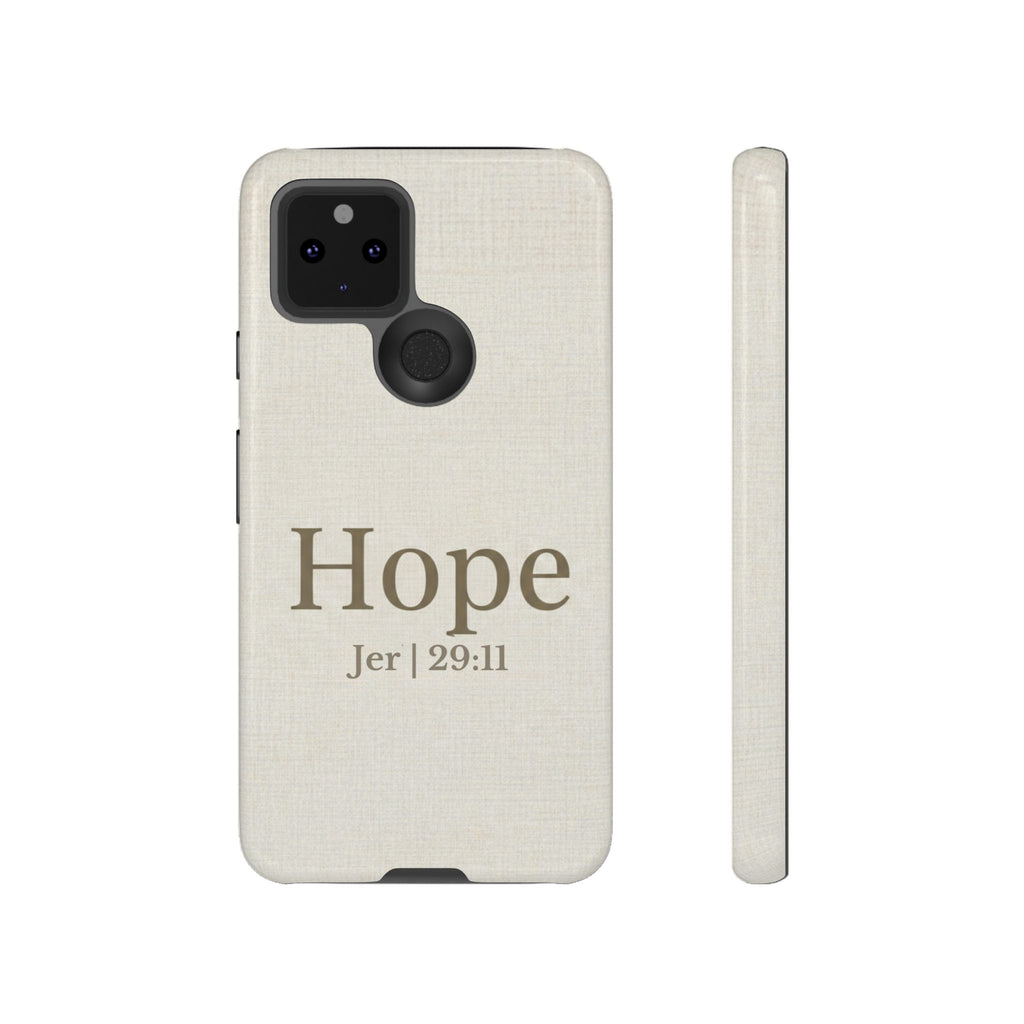 Hope (Jeremiah 29:11) Phone Case — Minimalist Christian Inspirational Cover