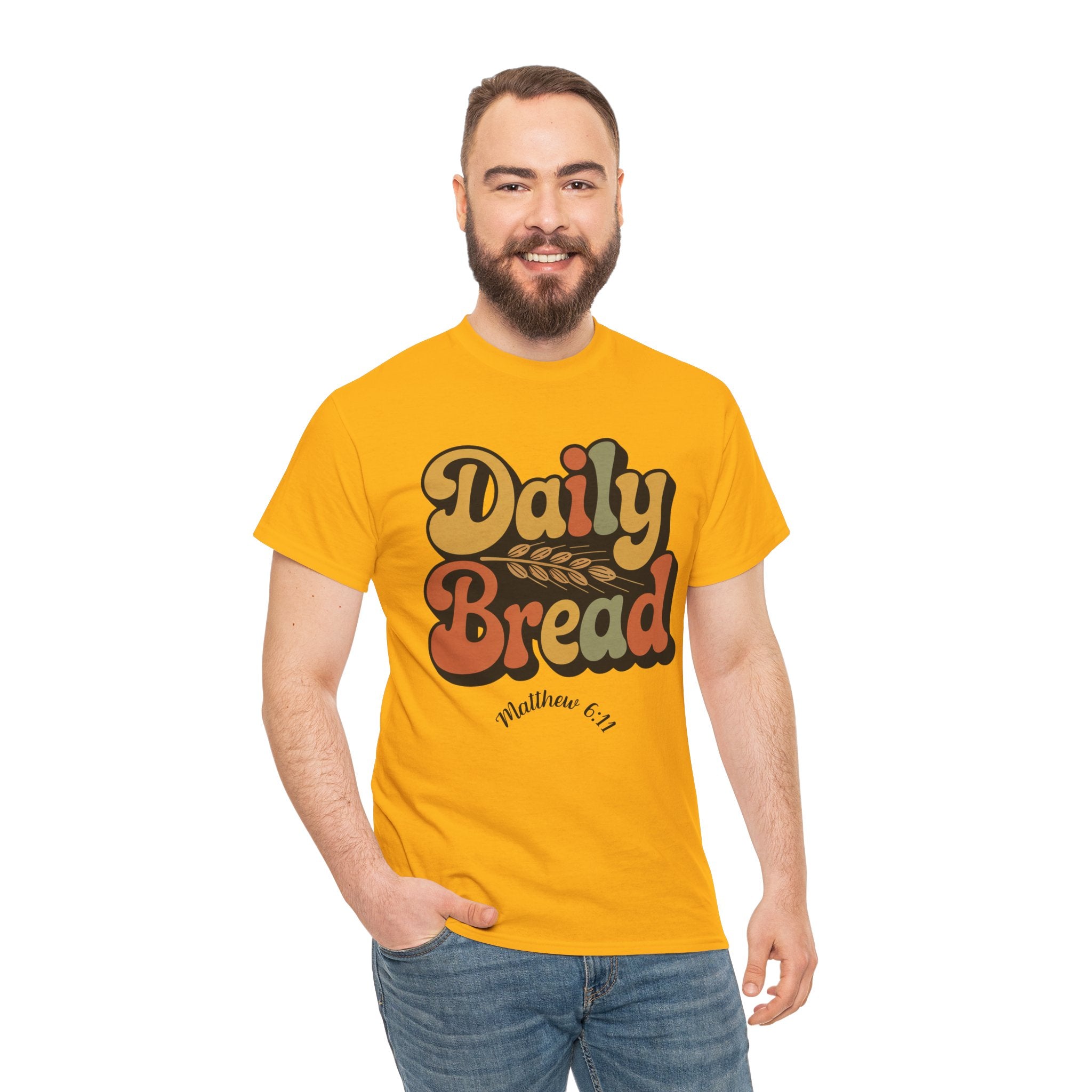 Daily Bread Shirt, Matthew 6:11, Retro Christian Shirt, Vintage Faith Shirt, Lord's Prayer Shirt, Christian Gift, Scripture Shirt
