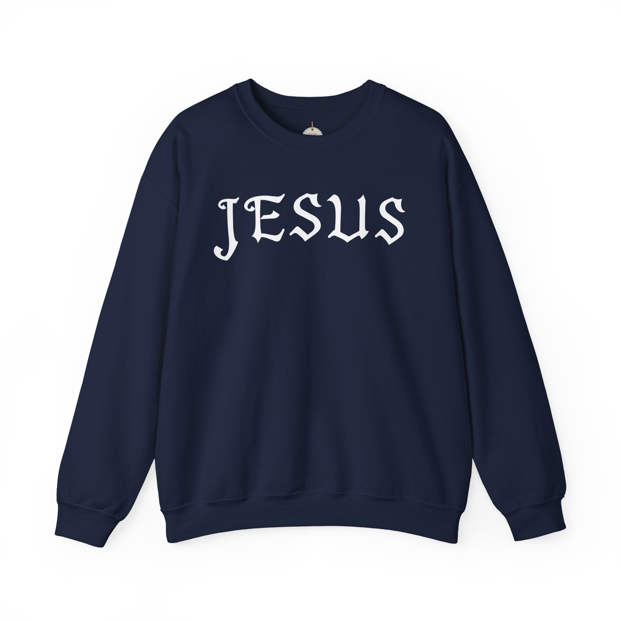 Jesus Crewneck Sweatshirt — Minimal Christian Faith Pullover